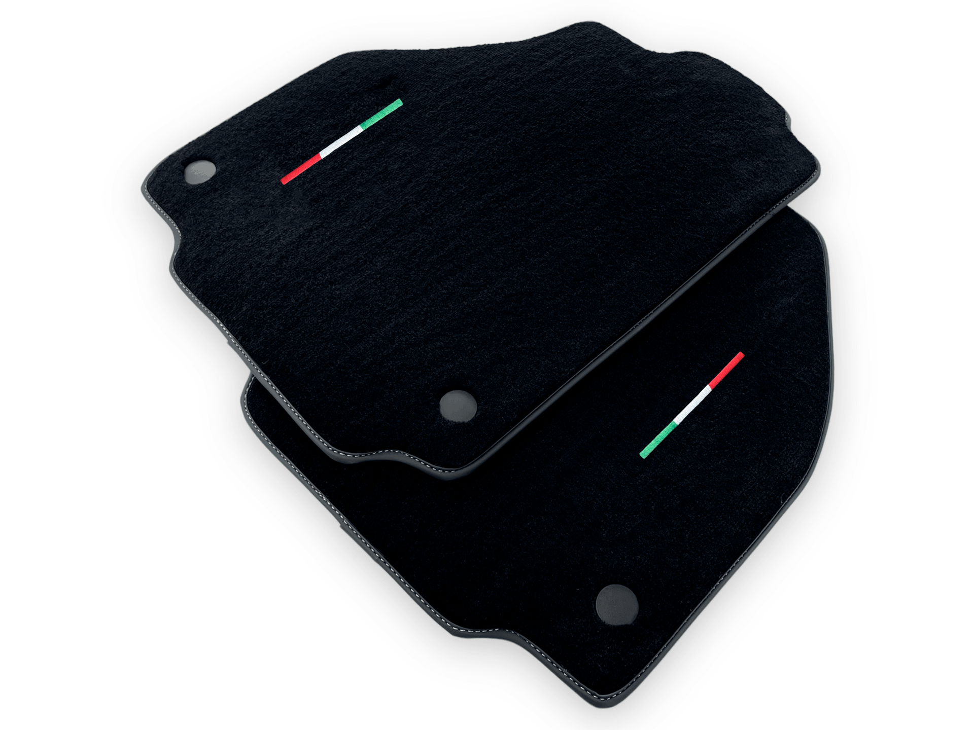Black Car Mats For Ferrari 488 Pista Spider 2019-2021