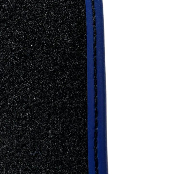Black Floor Mats for Ferrari 812 GTS (2019-2023) with Carbon Leather