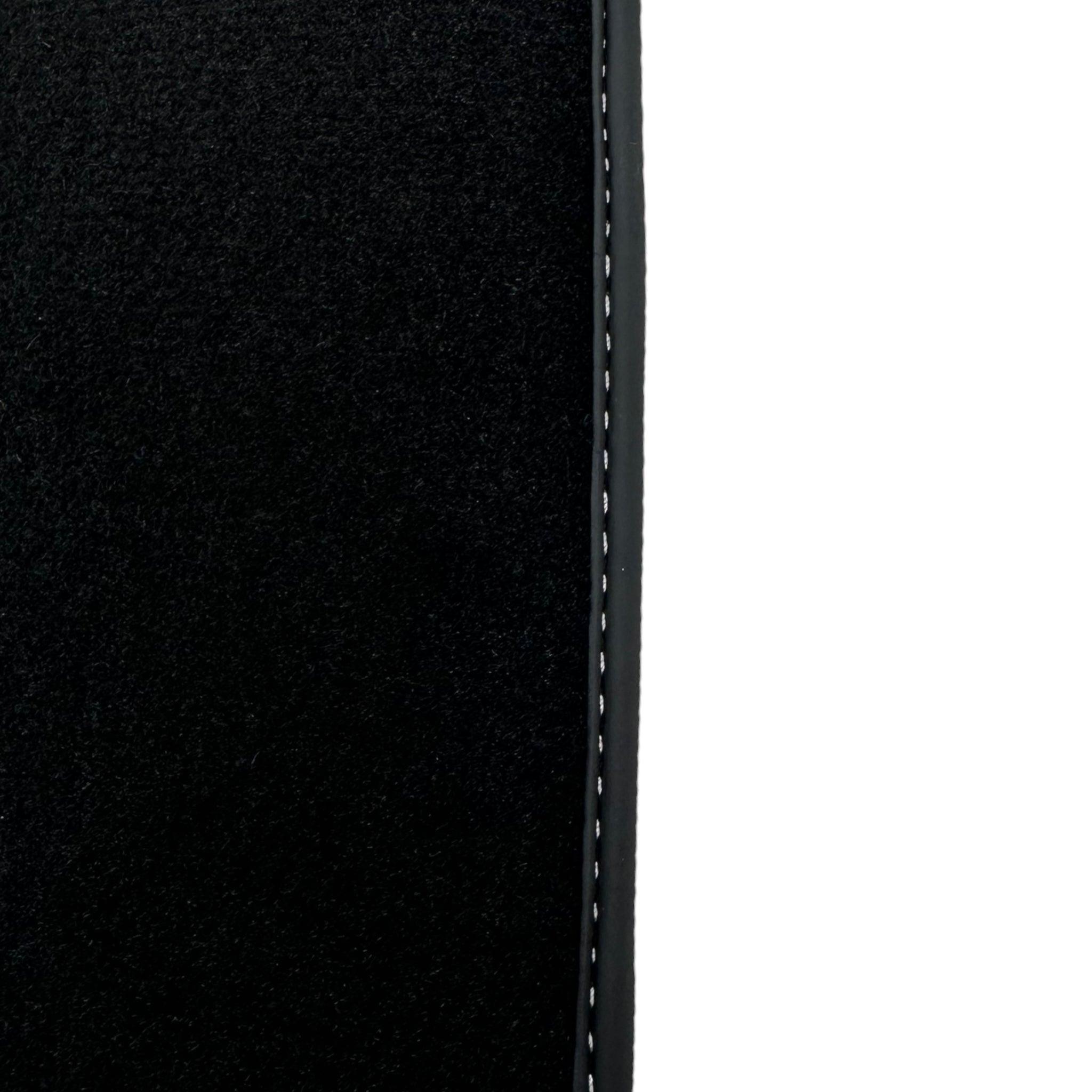 Black Floor Mats for Ferrari F12 Berlinetta (2012-2022) with Leather