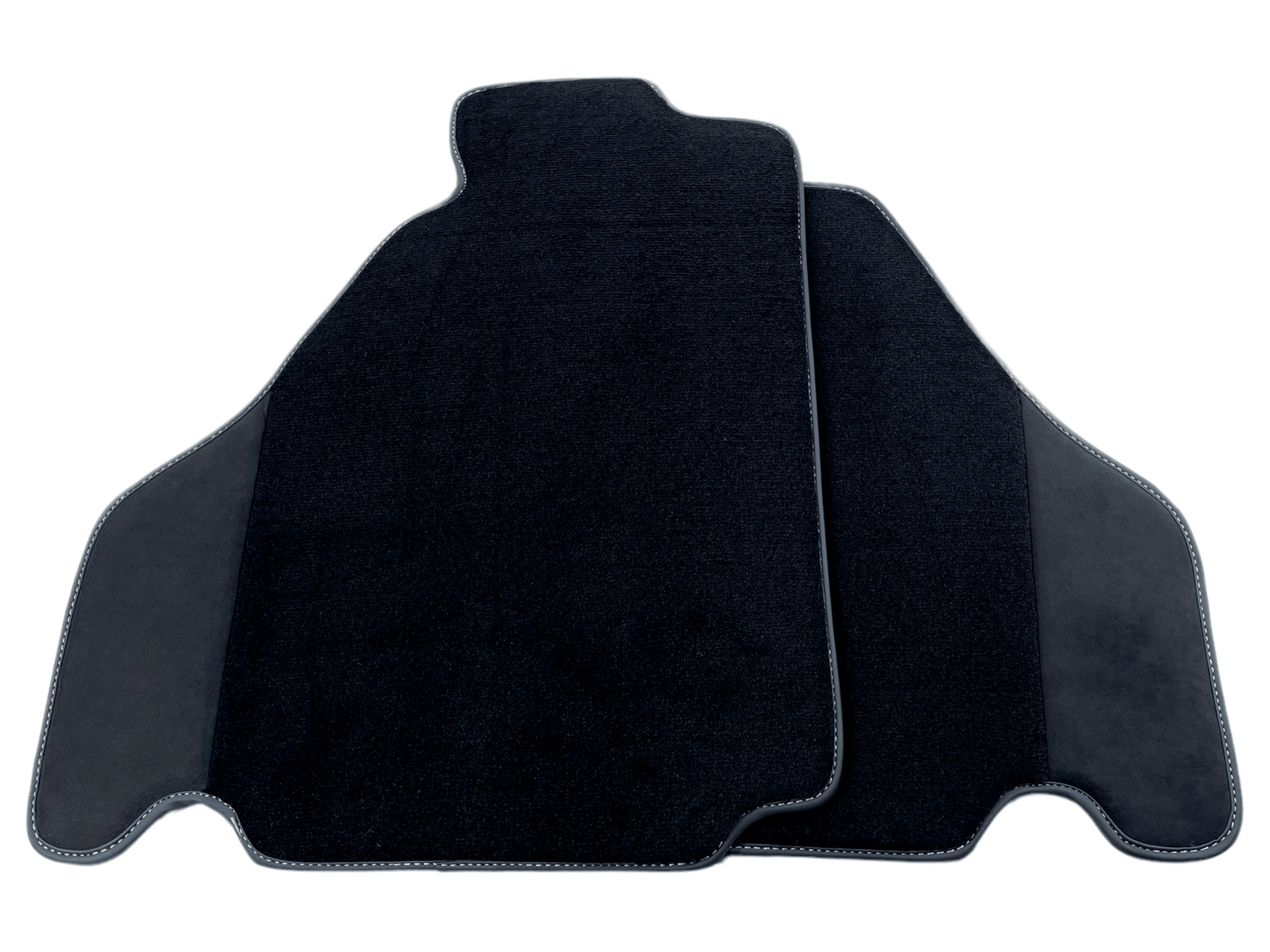 Black Car Mats For Ferrari F430 2004-2009 With Alcantara Leather