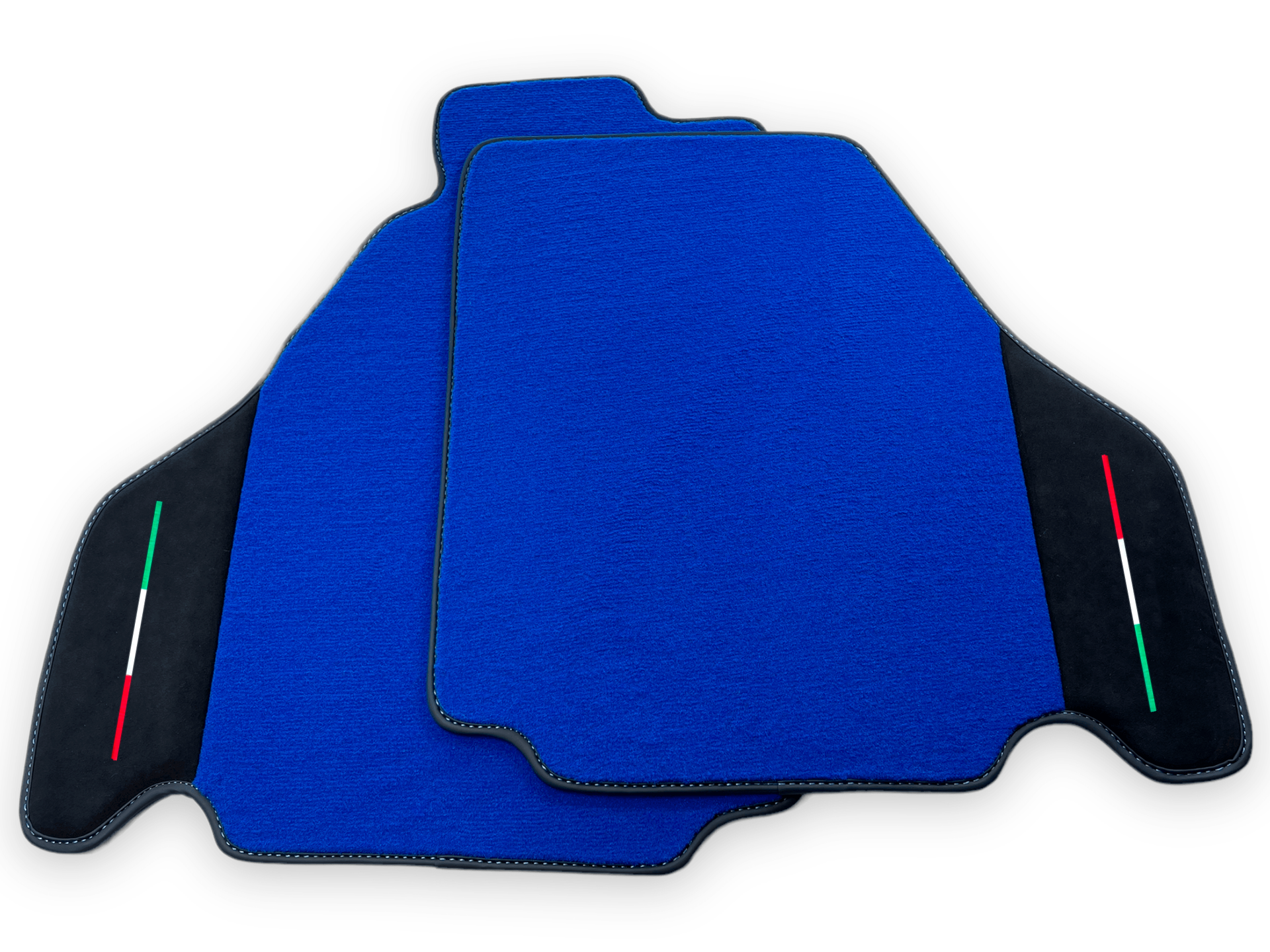 Blue Car Mats For Ferrari F430 2004-2009 With Alcantara Leather