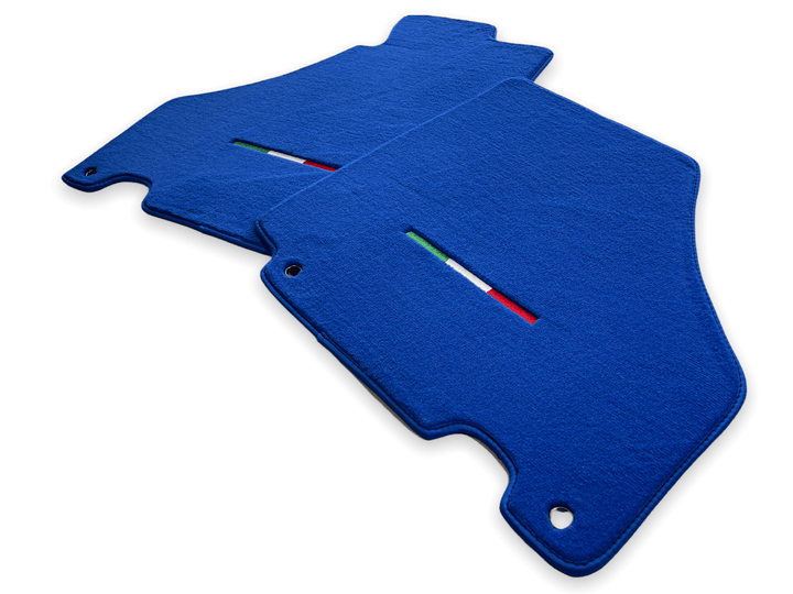Floor Mats For Ferrari 360 Modena 1999-2005 Blue Scuderia Brand Italian Edition - Scuderia