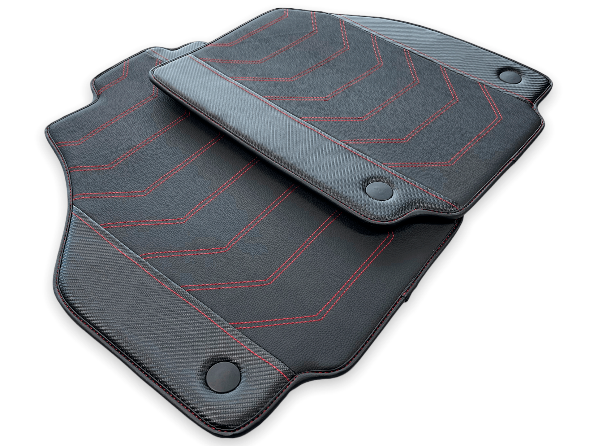 Car Mats For Ferrari 458 Speciale With Carbon Fiber Leather 2012-2015