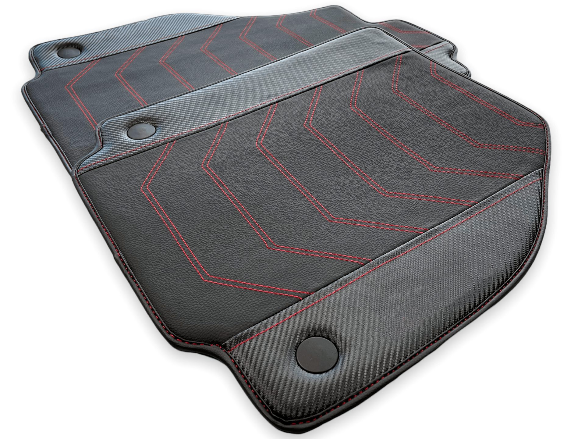Car Mats For Ferrari 458 Speciale With Carbon Fiber Leather 2012-2015