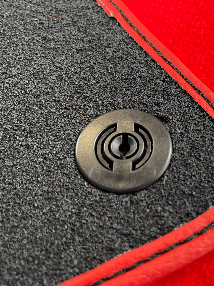 Floor Mats For Ferrari California 2008-2014 Red Color - Scuderia