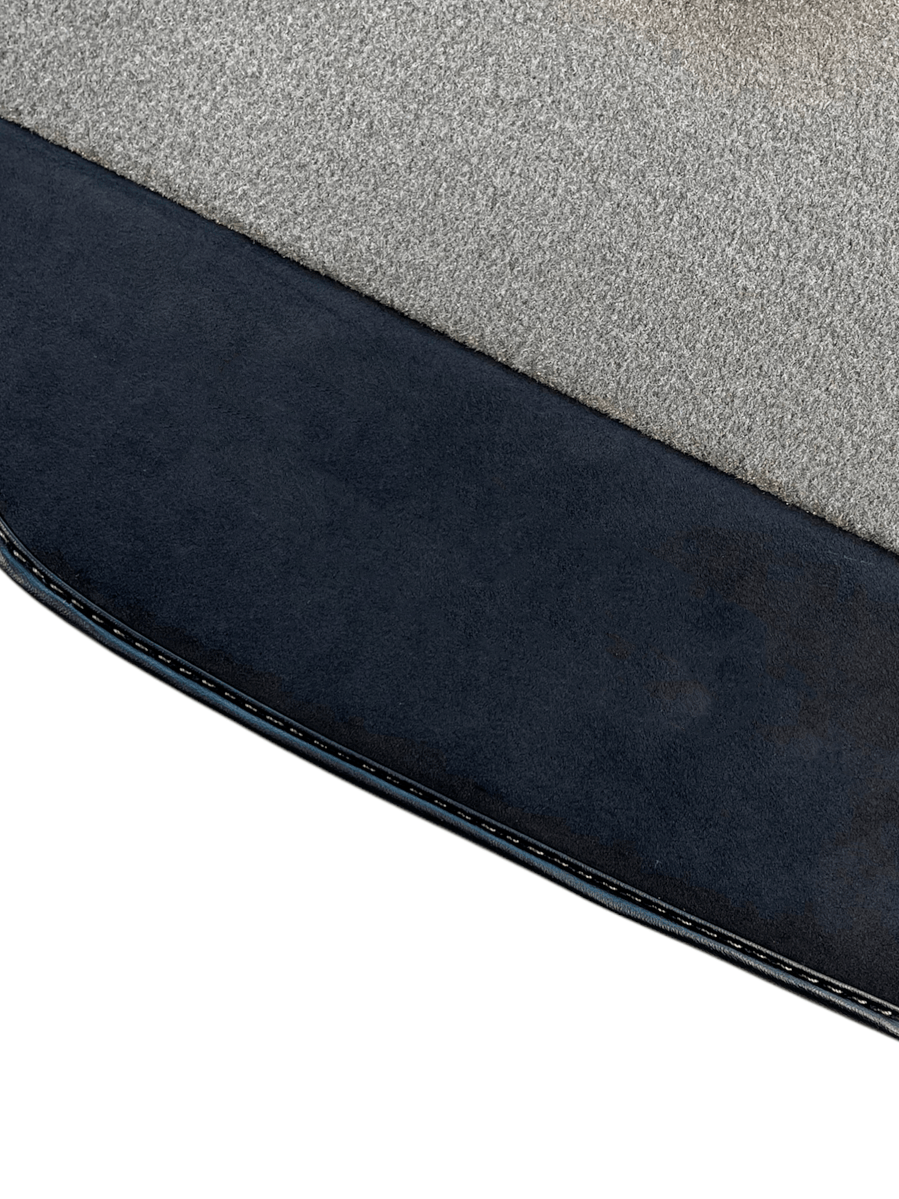 Gray Car Mats For Ferrari F8 Tributo 2019-2022 With Alcantara Leather