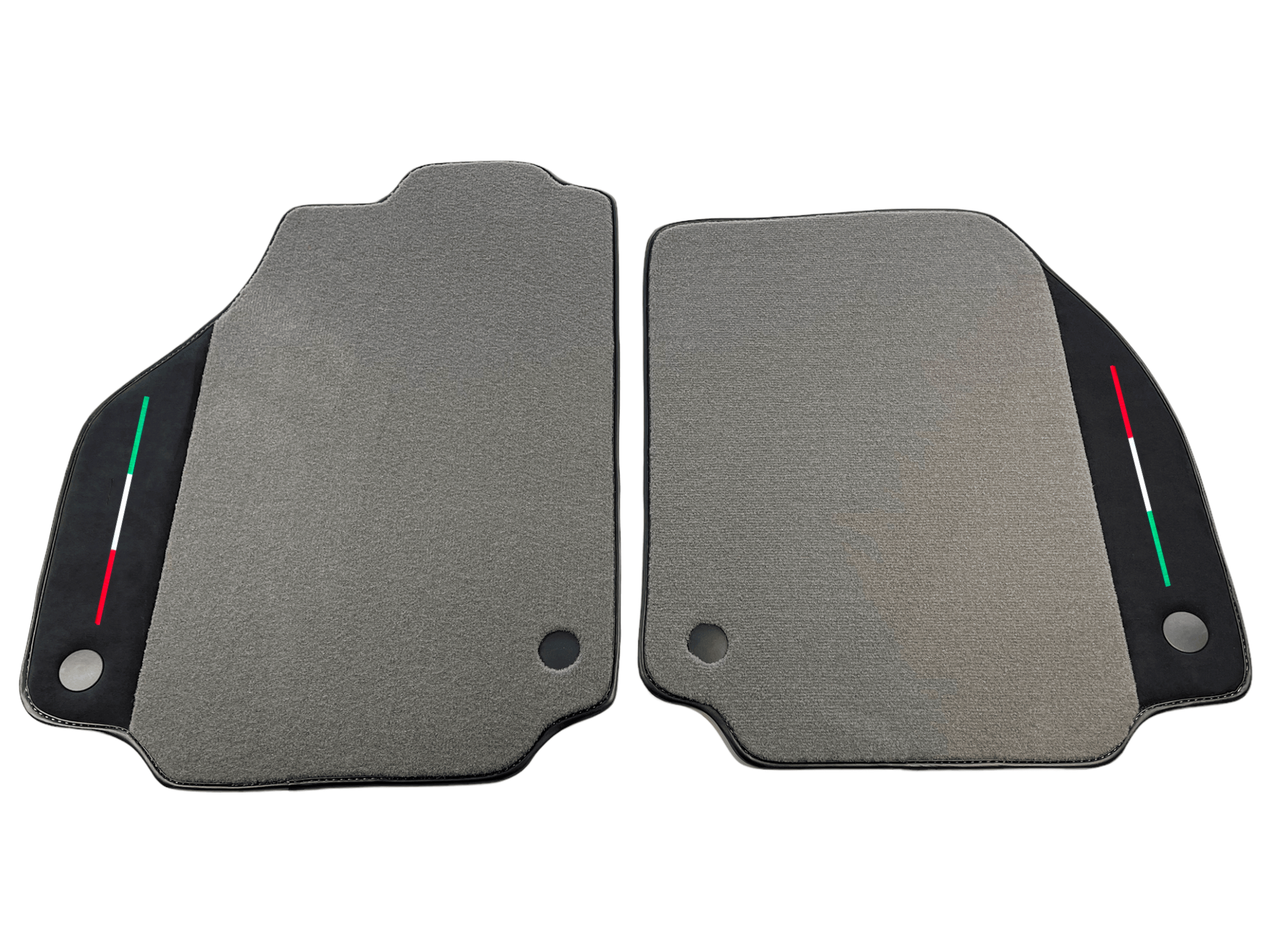 Gray Car Mats For Ferrari 488 Pista Spider 2019-2021 With Alcantara Leather