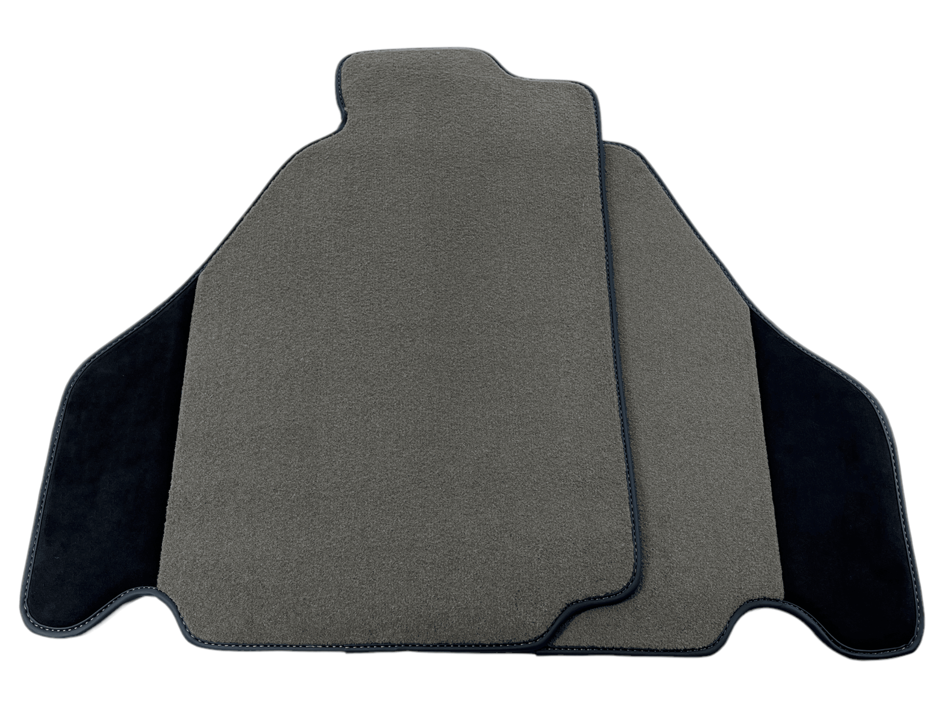 Gray Car Mats For Ferrari F430 2004-2009 With Alcantara Leather