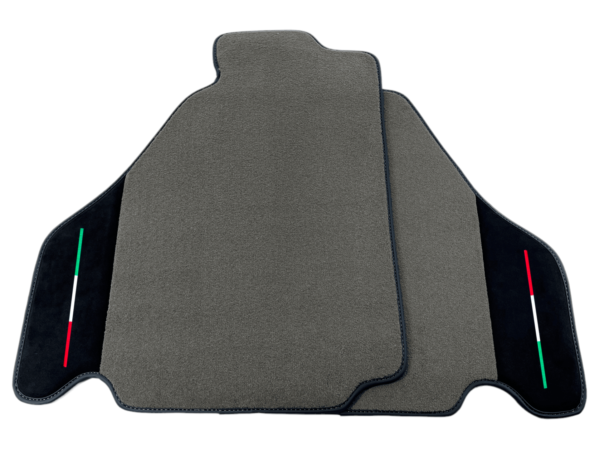 Gray Car Mats For Ferrari F430 2004-2009 With Alcantara Leather