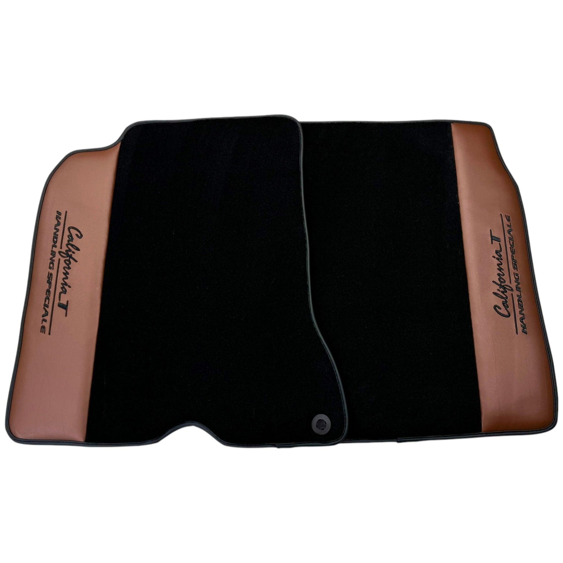 Floor Mats for Ferrari California T (2015-2018) Cuoio Nappa | Handling Speciale - Scuderia