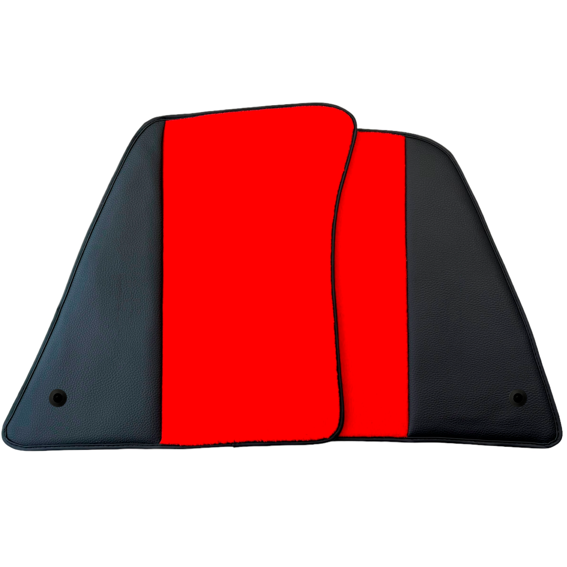 Red Car Mats for Ferrari SF90 Stradale (2019-2024) with Leather