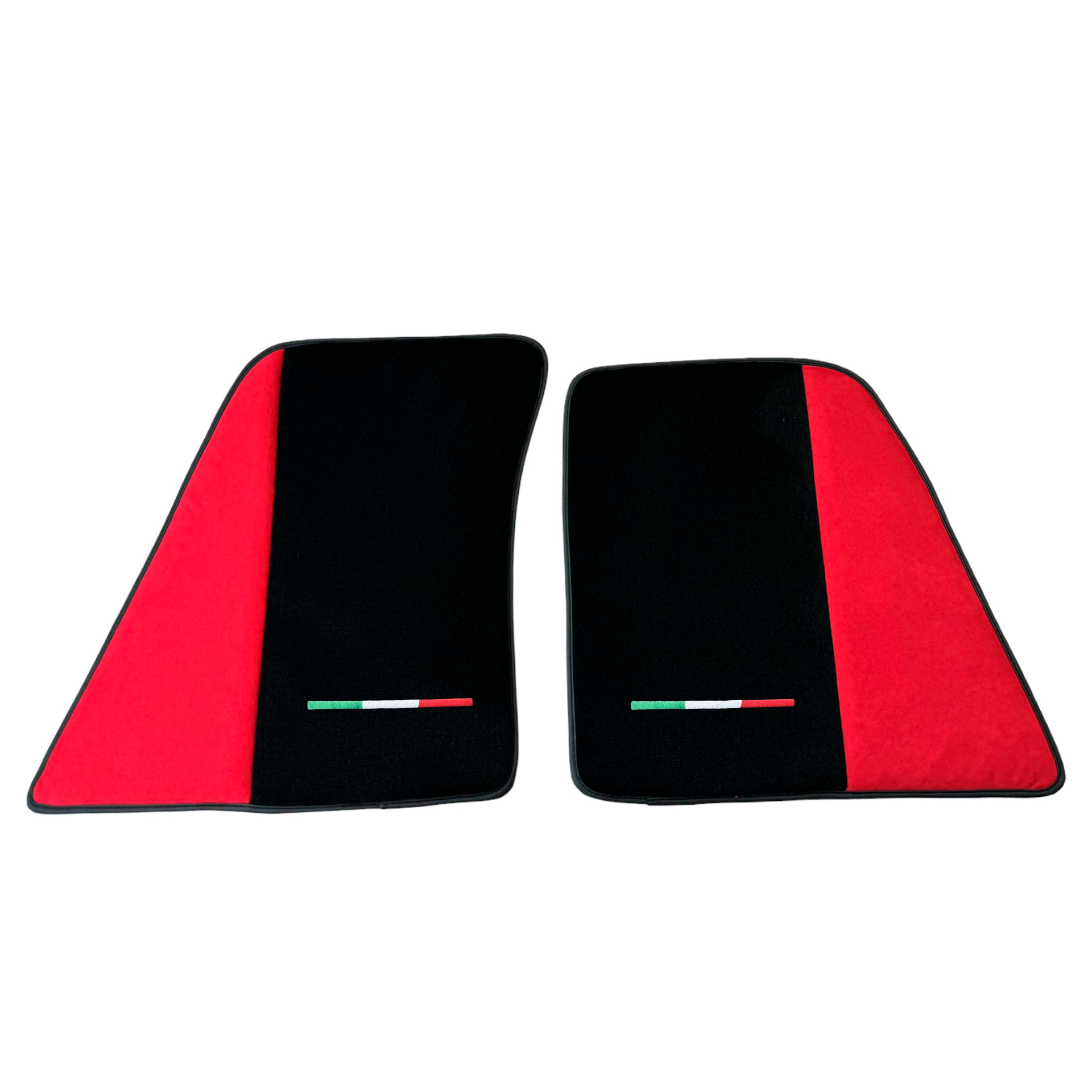 Red Car Mats for Ferrari 296 GTS (2022-2024) with Alcantara Leather