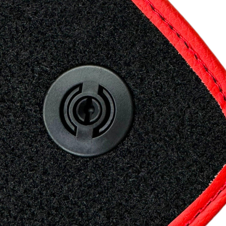 Floor Mats for Ferrari 458 Italia (2009-2015) with Red Trim - Scuderia