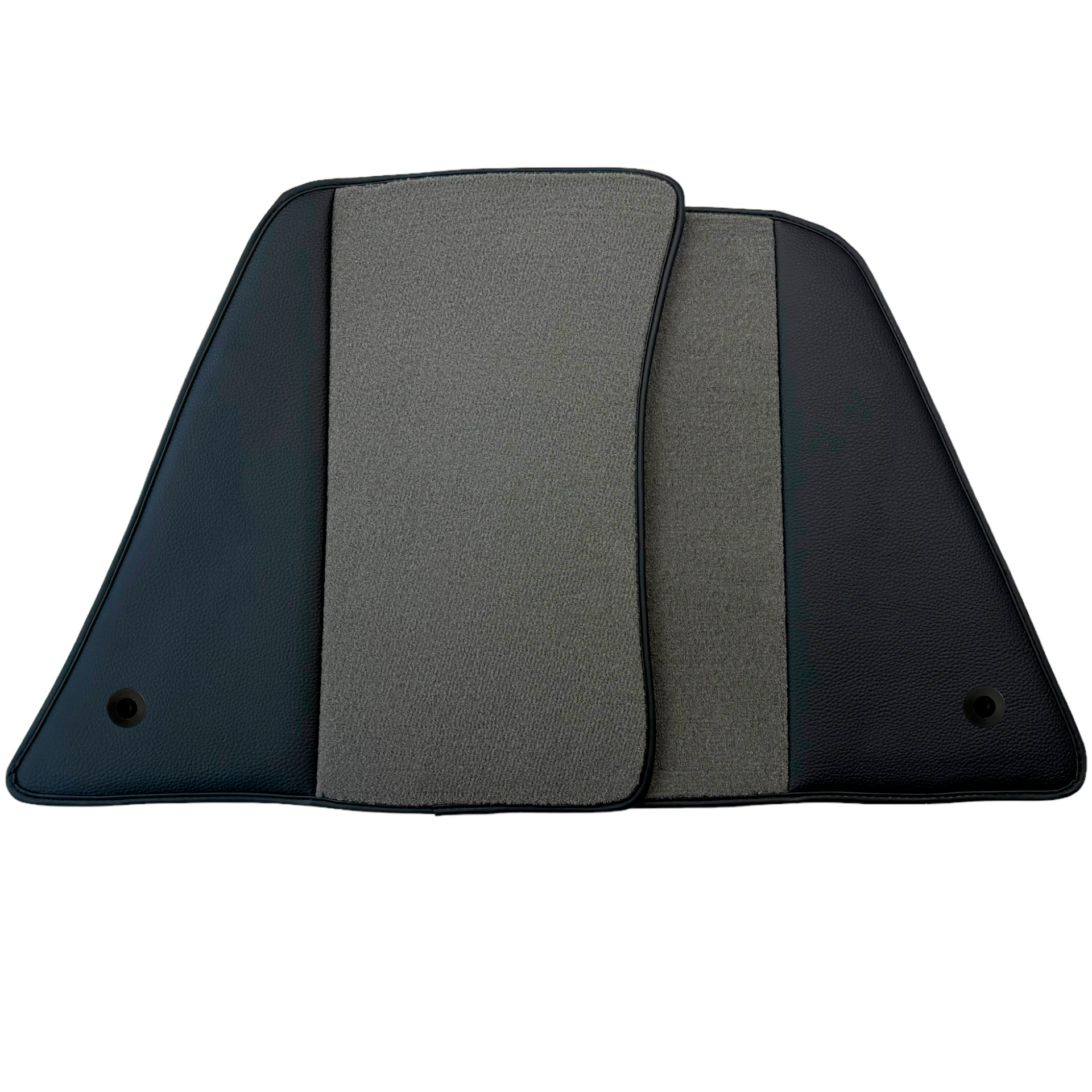 Gray Car Mats for Ferrari SF90 Stradale (2019-2024) with Leather