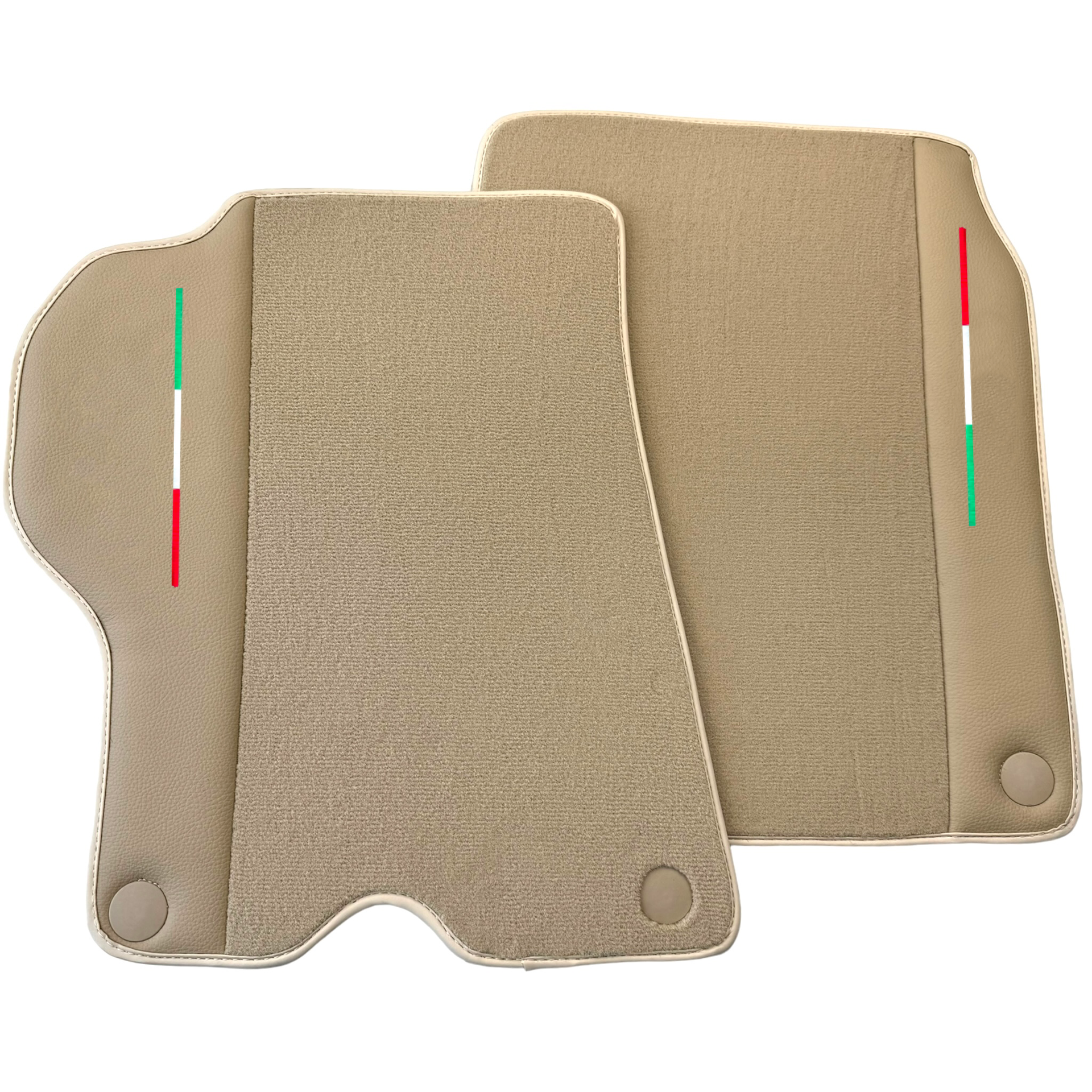 Beige Car Mats for Ferrari California (2008-2014) with Beige Leather