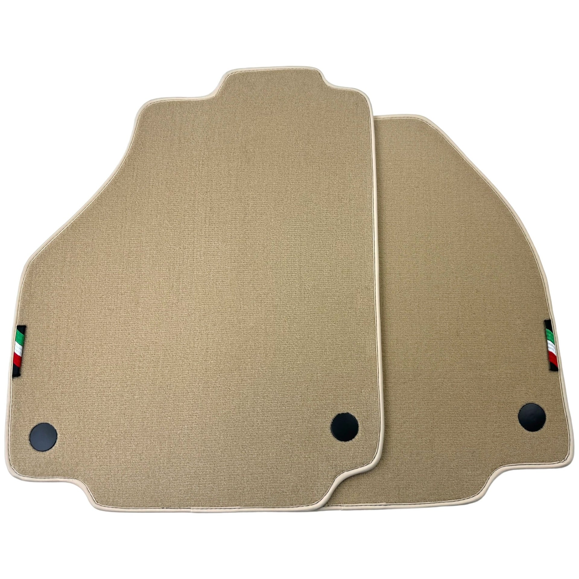 Beige Car Mats for Ferrari 458 Italia (2009-2015) | Italian Edition