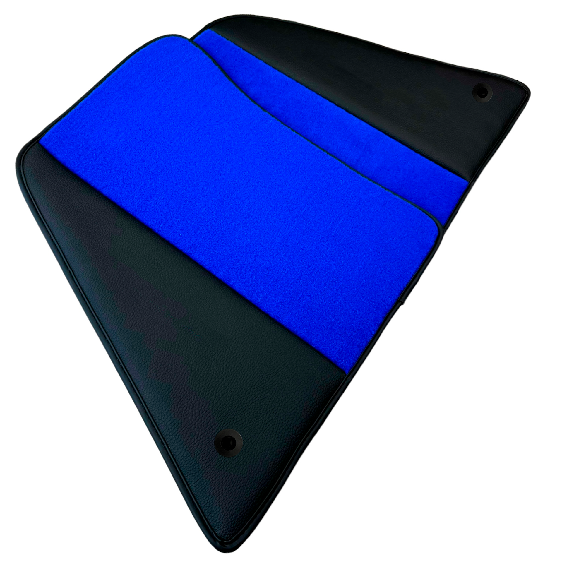 Blue Car Mats for Ferrari SF90 Stradale (2019-2024) with Leather