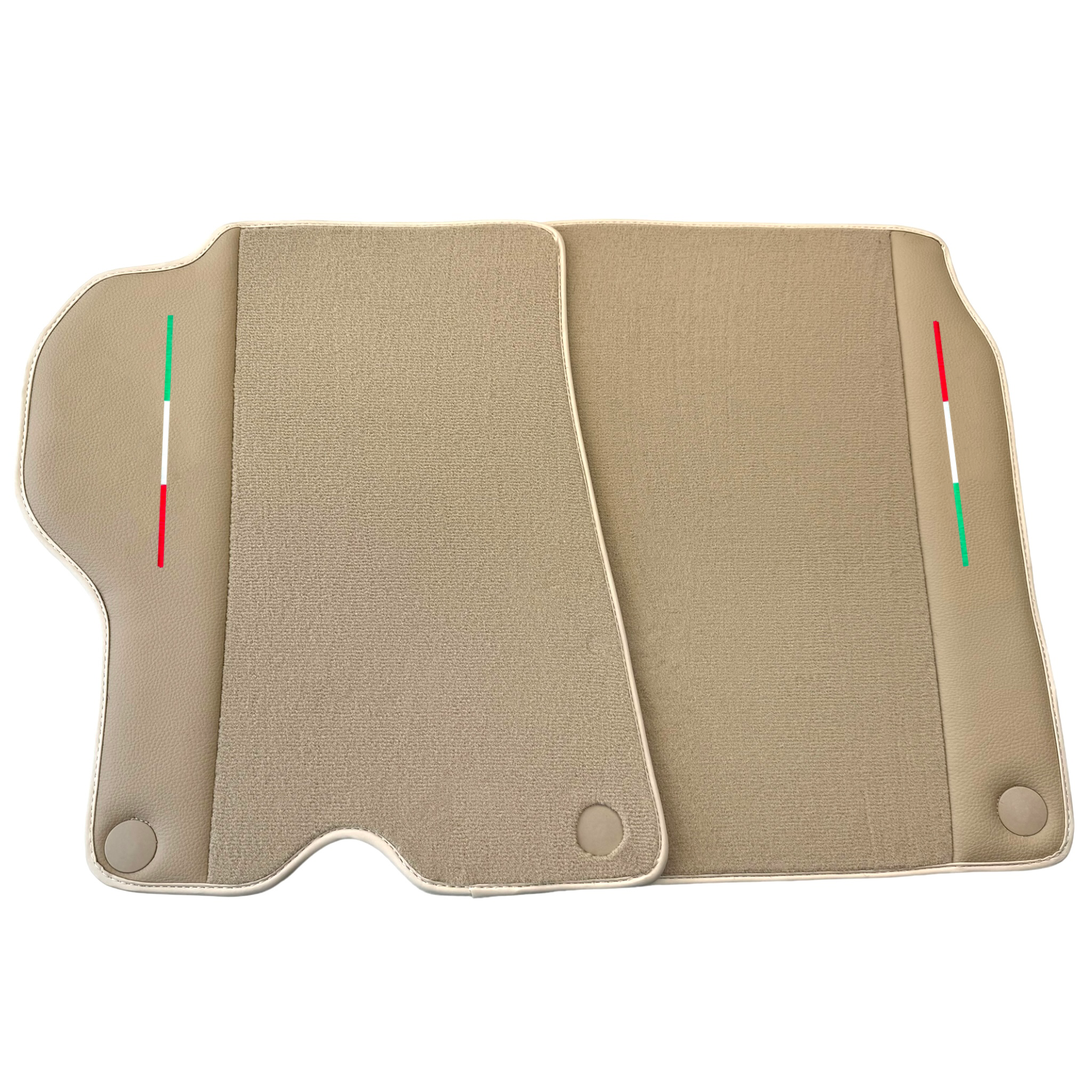 Beige Car Mats for Ferrari California (2008-2014) with Beige Leather