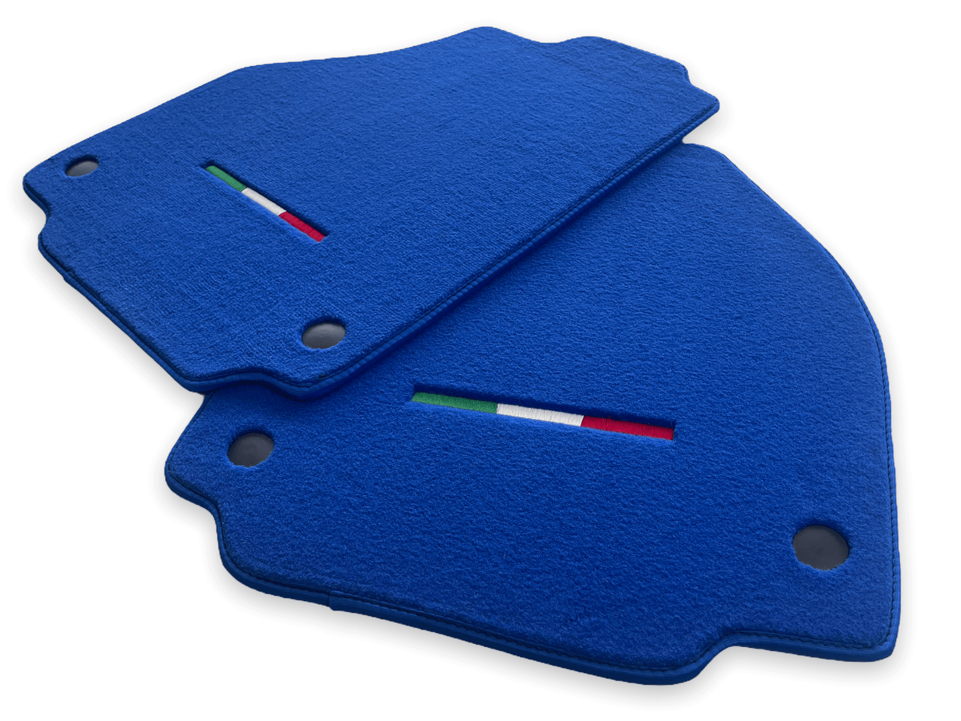 Floor Mats For Ferrari 458 Spider 2012-2015 Blue Scuderia Brand Italian Edition - Scuderia