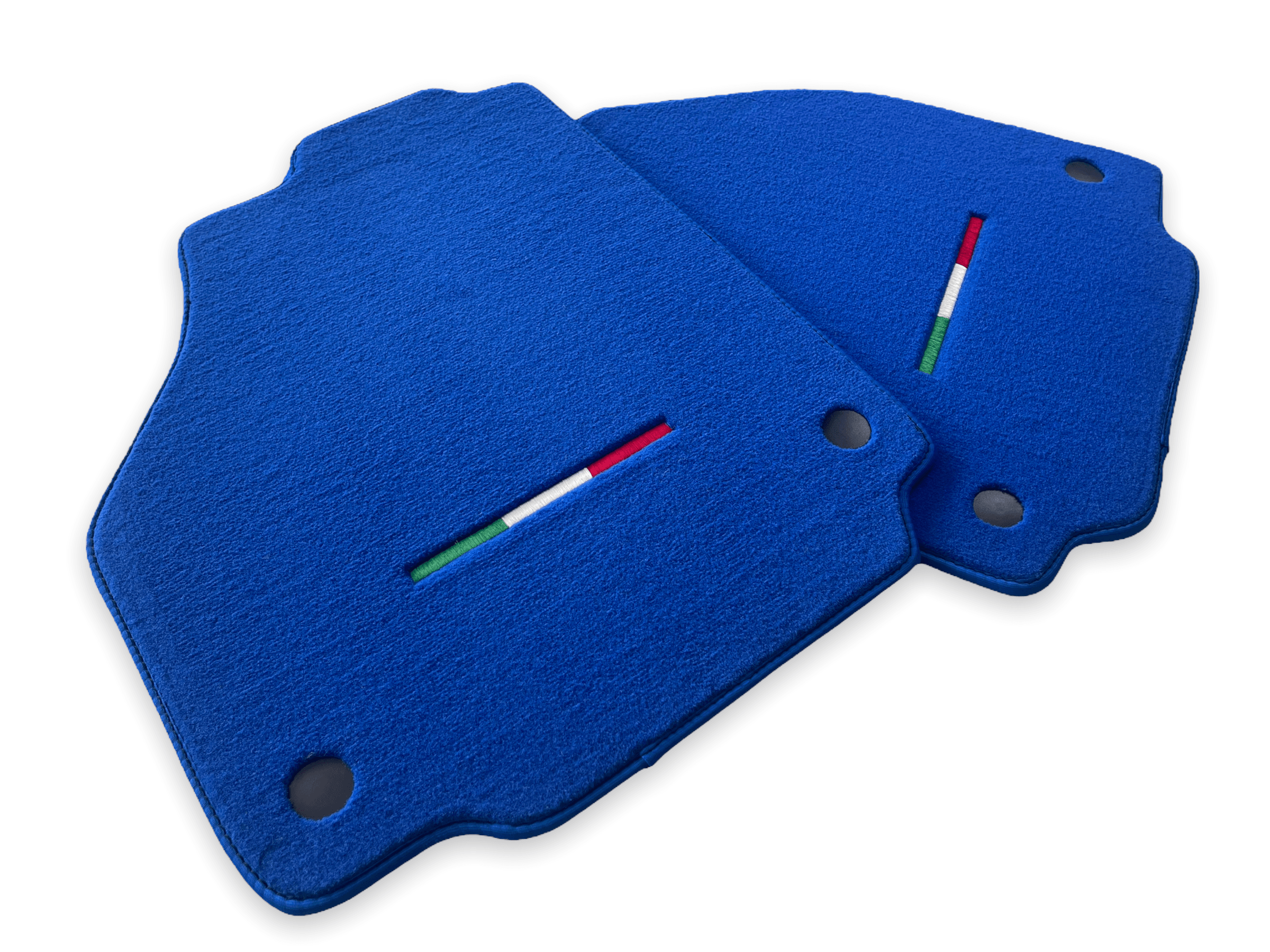 Floor Mats For Ferrari 458 Spider 2012-2015 Blue Scuderia Brand Italian Edition - Scuderia