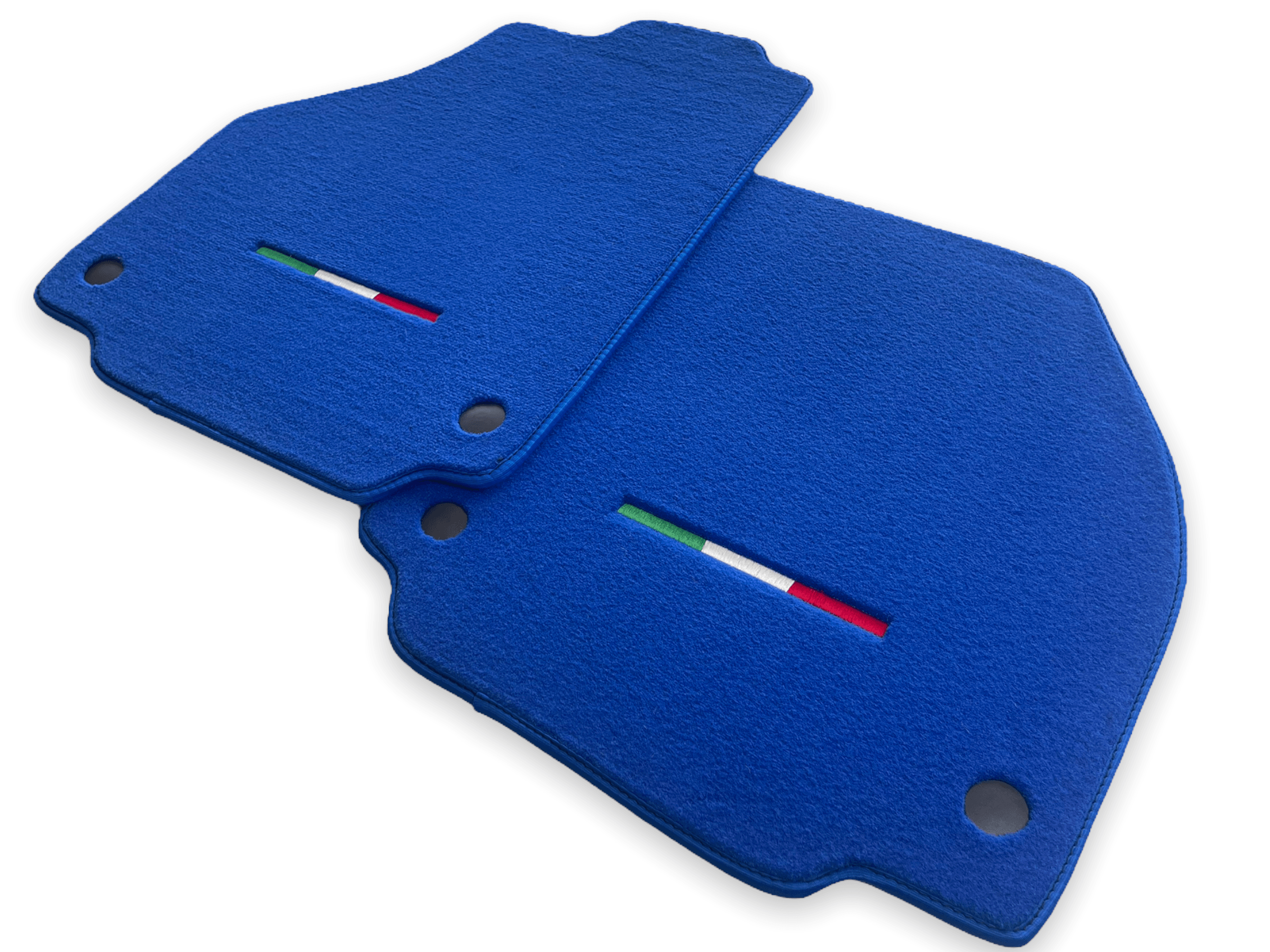 Floor Mats For Ferrari 458 Spider 2012-2015 Blue Scuderia Brand Italian Edition - Scuderia