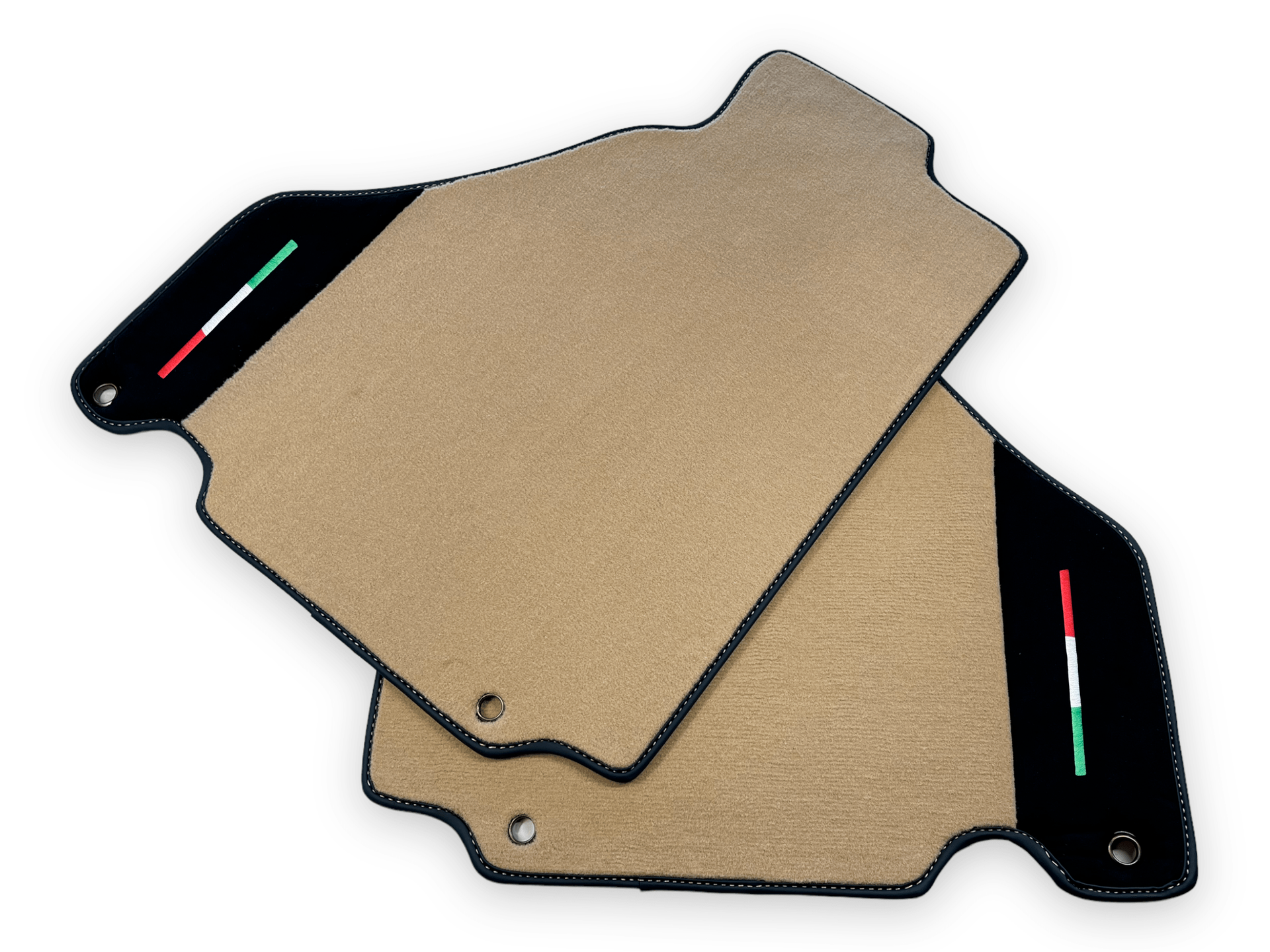 Beige Car Mats For Ferrari 360 Modena 1999-2005 With Alcantara Leather