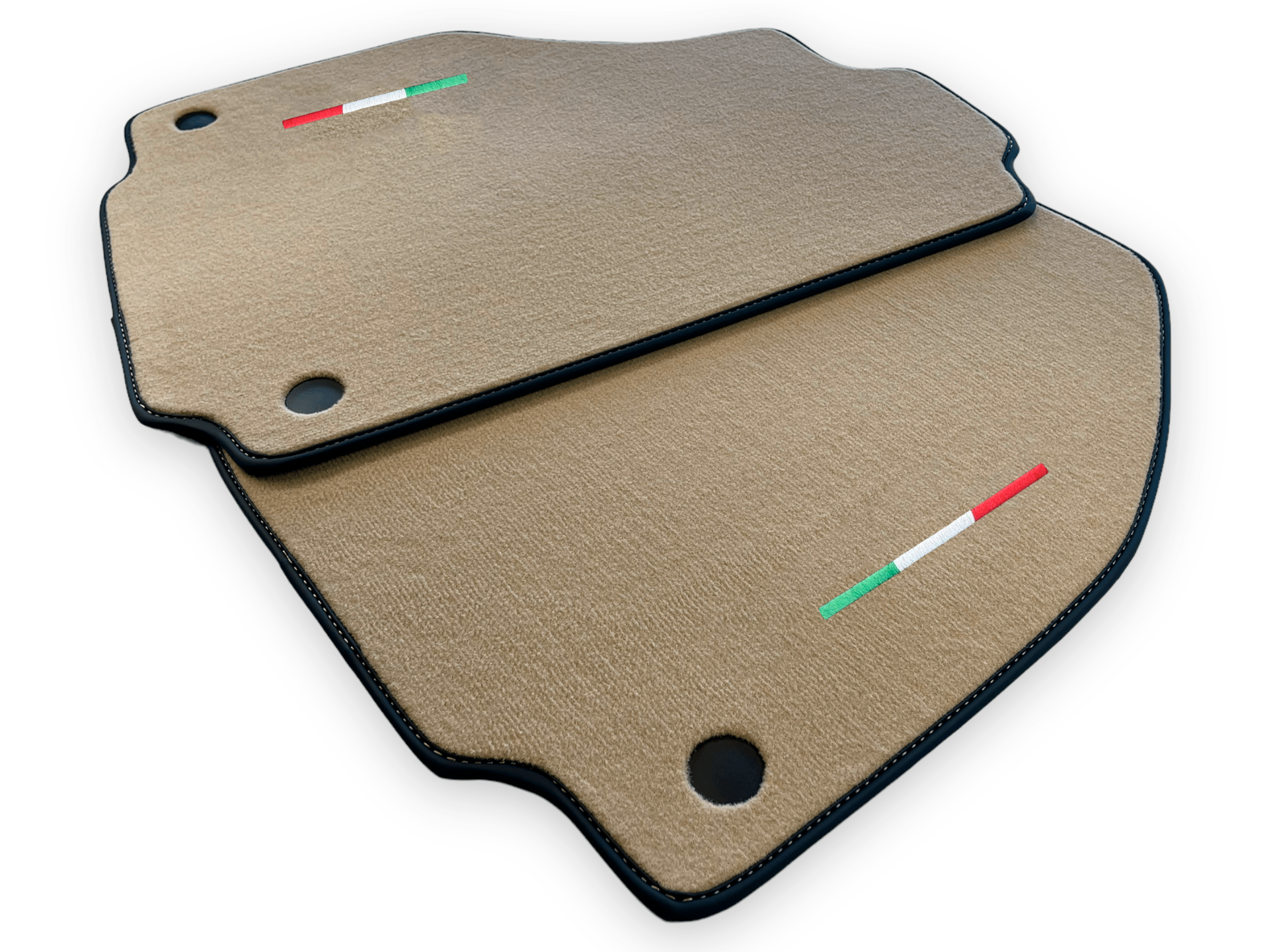 Beige Car Mats For Ferrari 488 Pista Spider 2019-2021