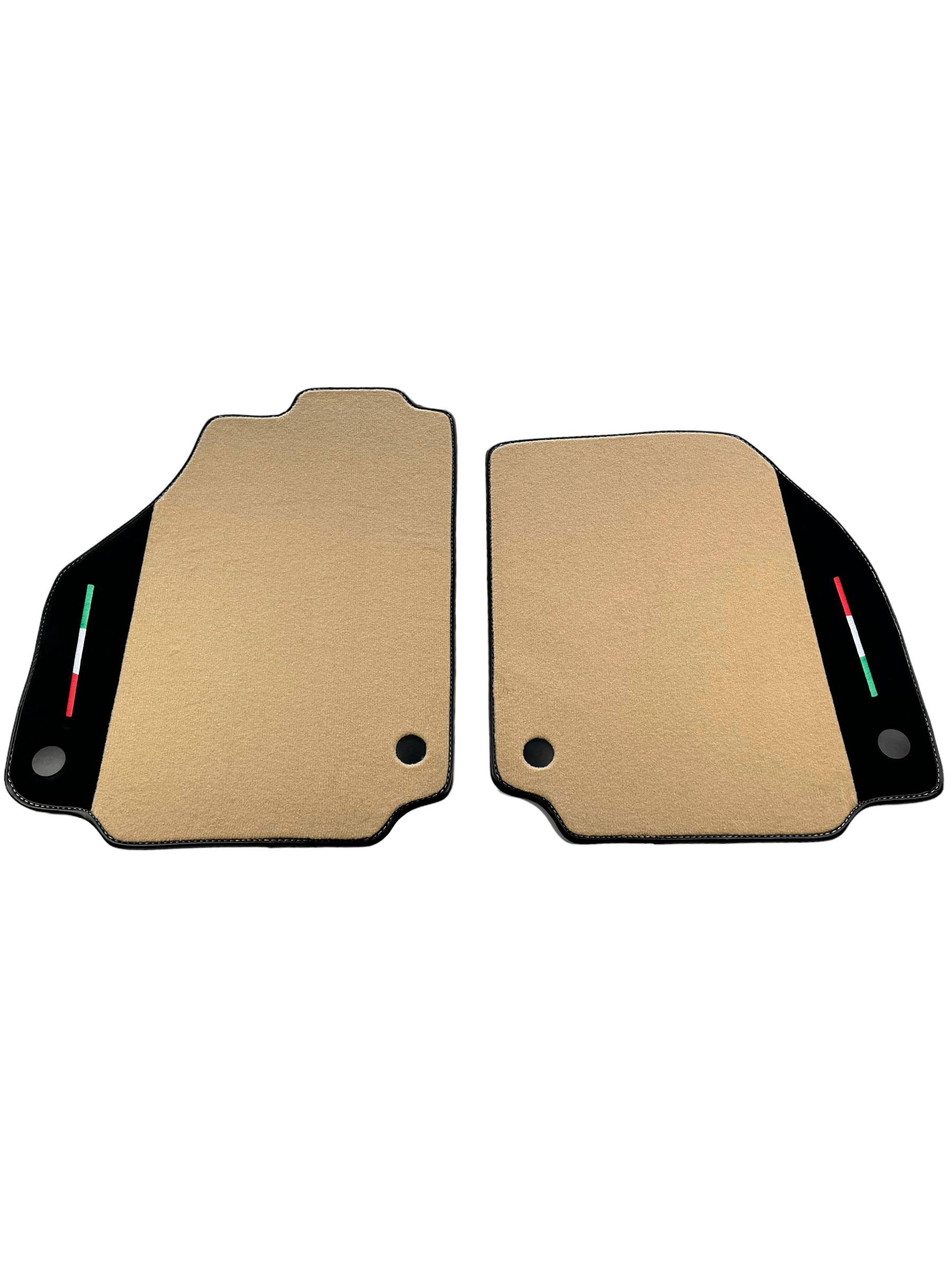 Beige Car Mats For Ferrari 488 Pista Spider 2019-2021 With Alcantara Leather