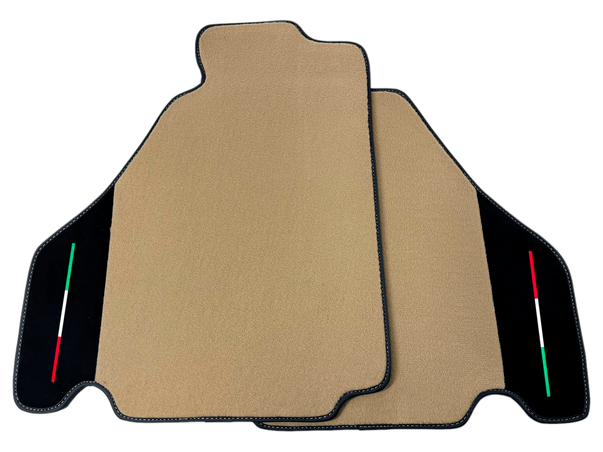 Beige Car Mats For Ferrari F430 2004-2009 With Alcantara Leather