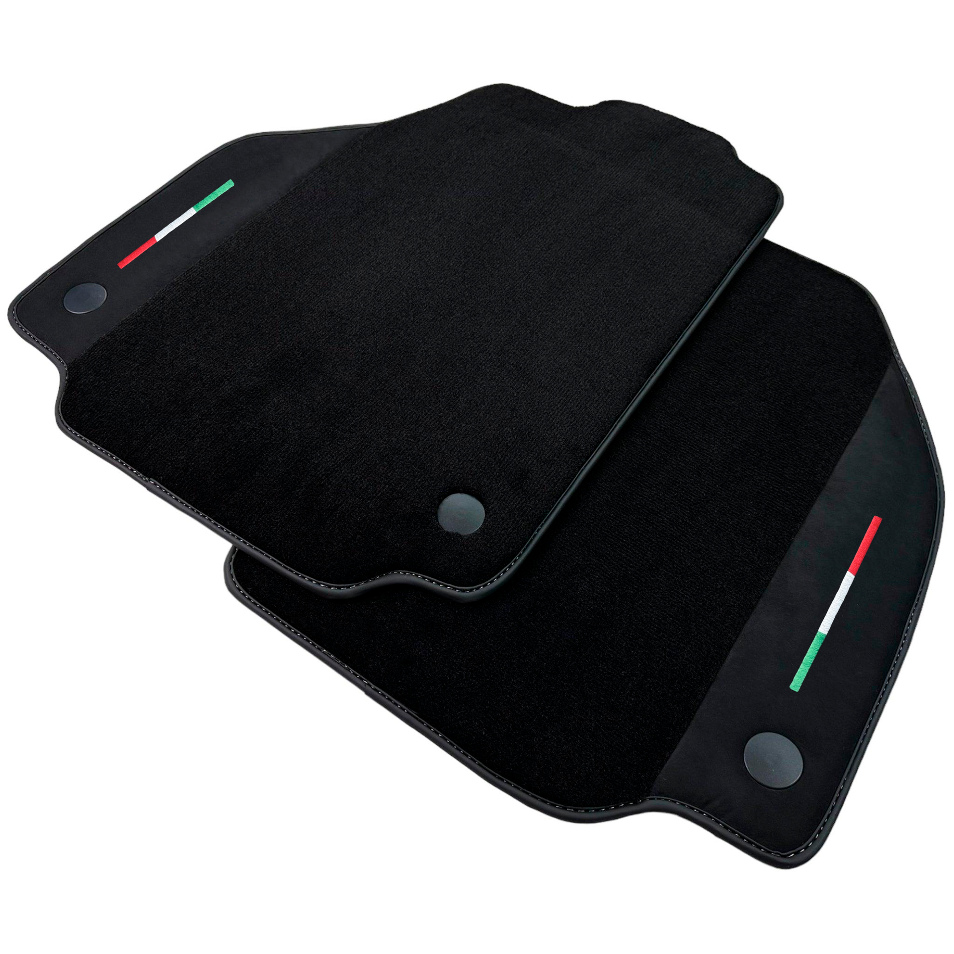 Black Car Mats For Ferrari 488 Spider 2015-2022