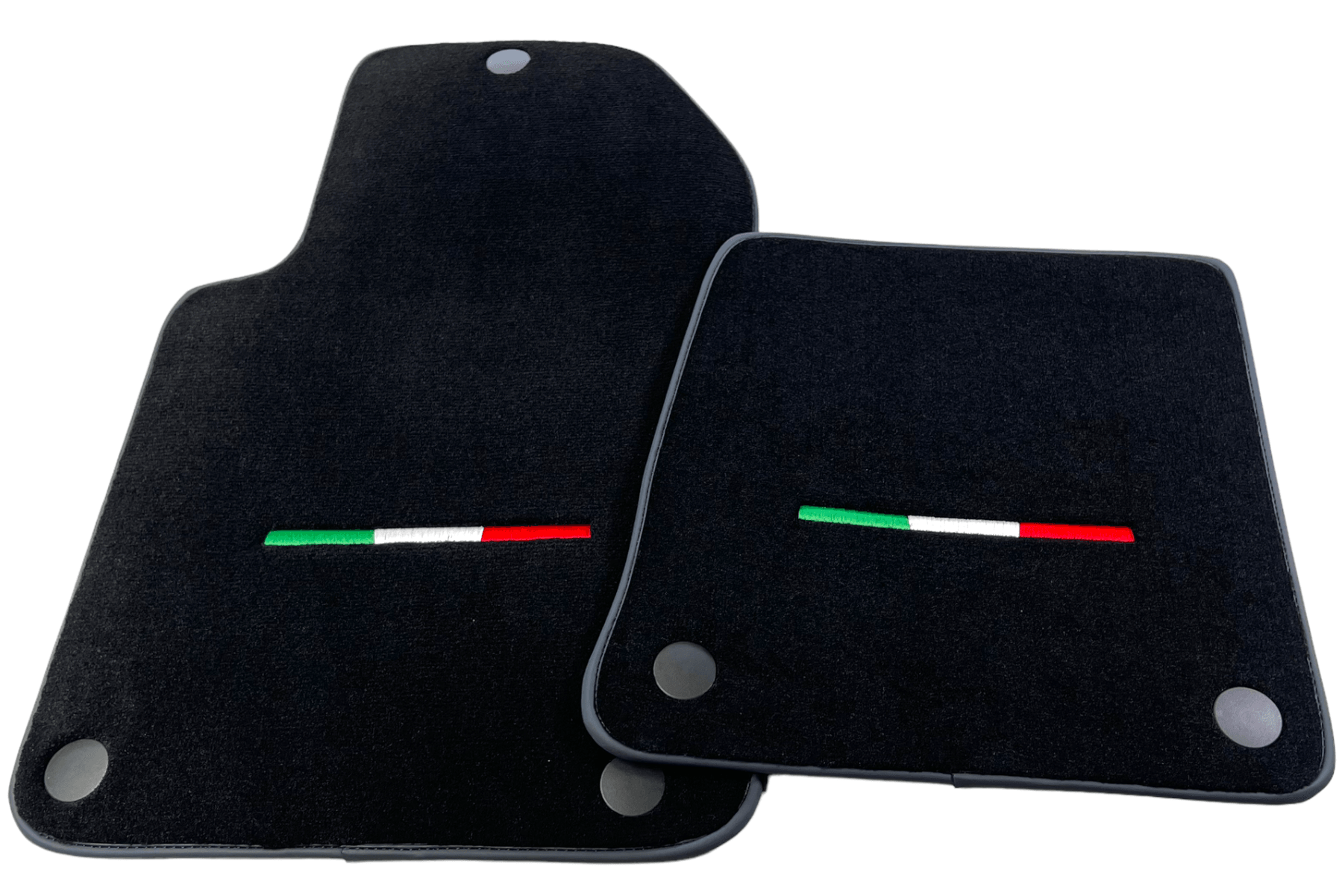 Black Floor Mats For Ferrari 599 Coupe 2006-2012 Italian Edition - Scuderia