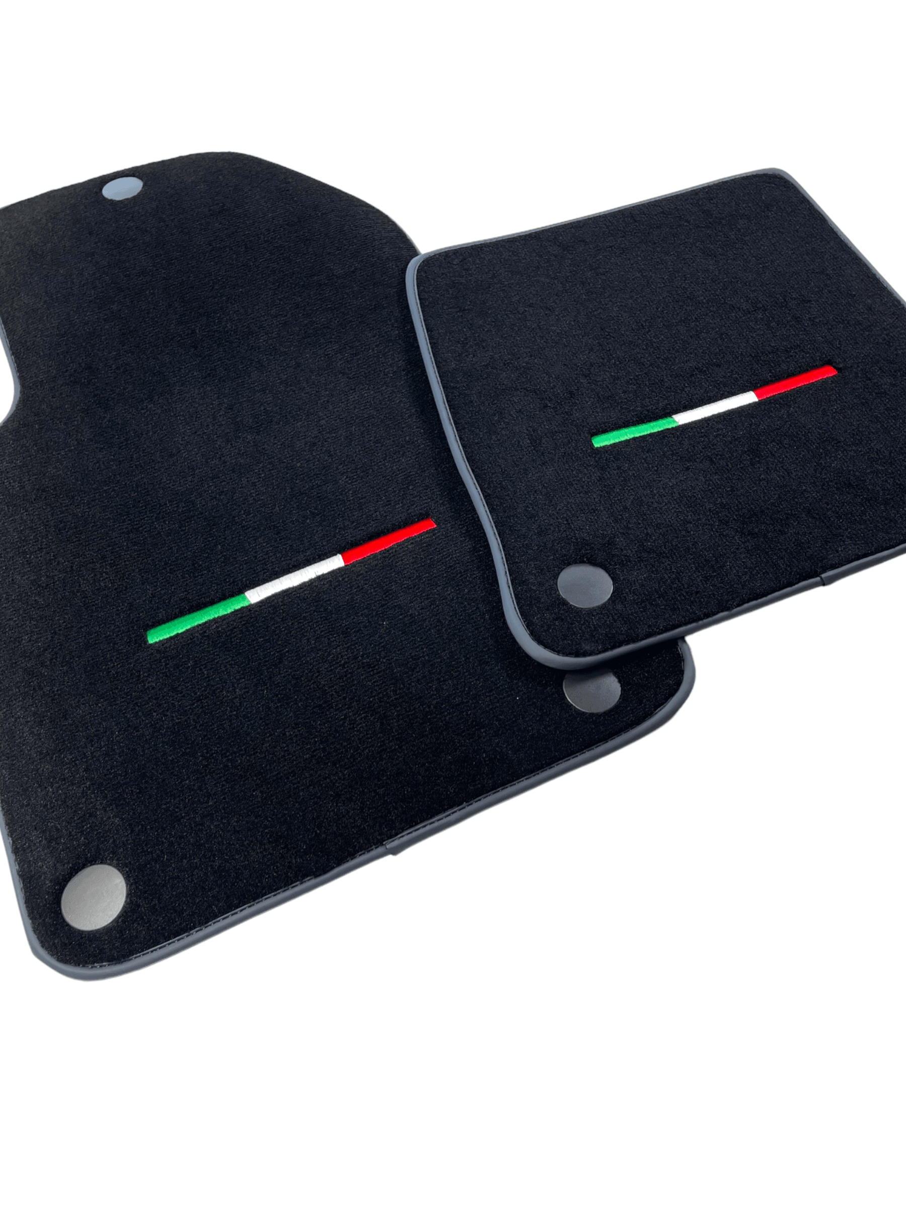 Black Floor Mats For Ferrari 599 Coupe 2006-2012 Italian Edition - Scuderia