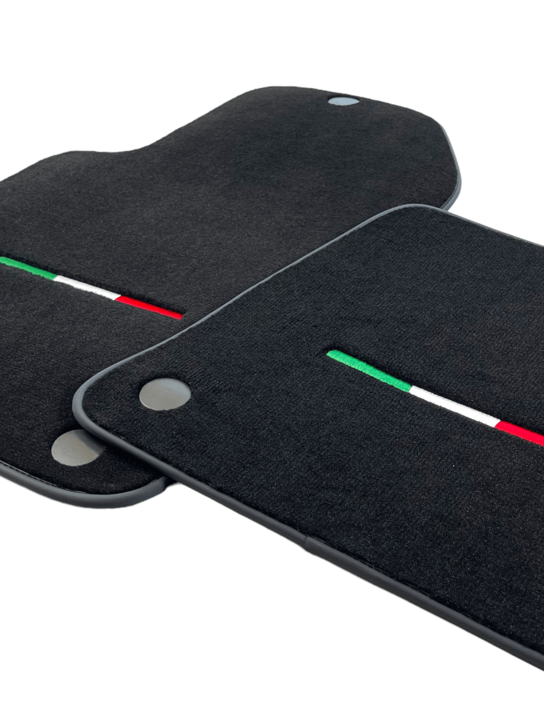 Black Floor Mats For Ferrari 599 Coupe 2006-2012 Italian Edition - Scuderia