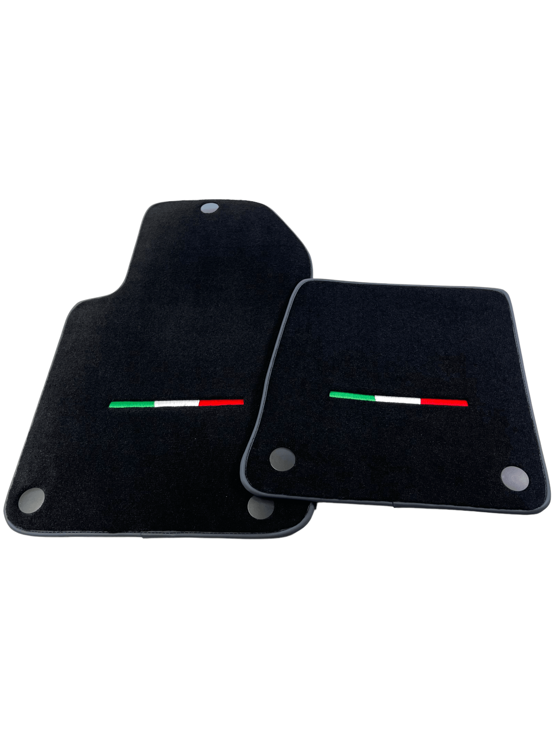 Black Floor Mats For Ferrari 599 Coupe 2006-2012 Italian Edition - Scuderia