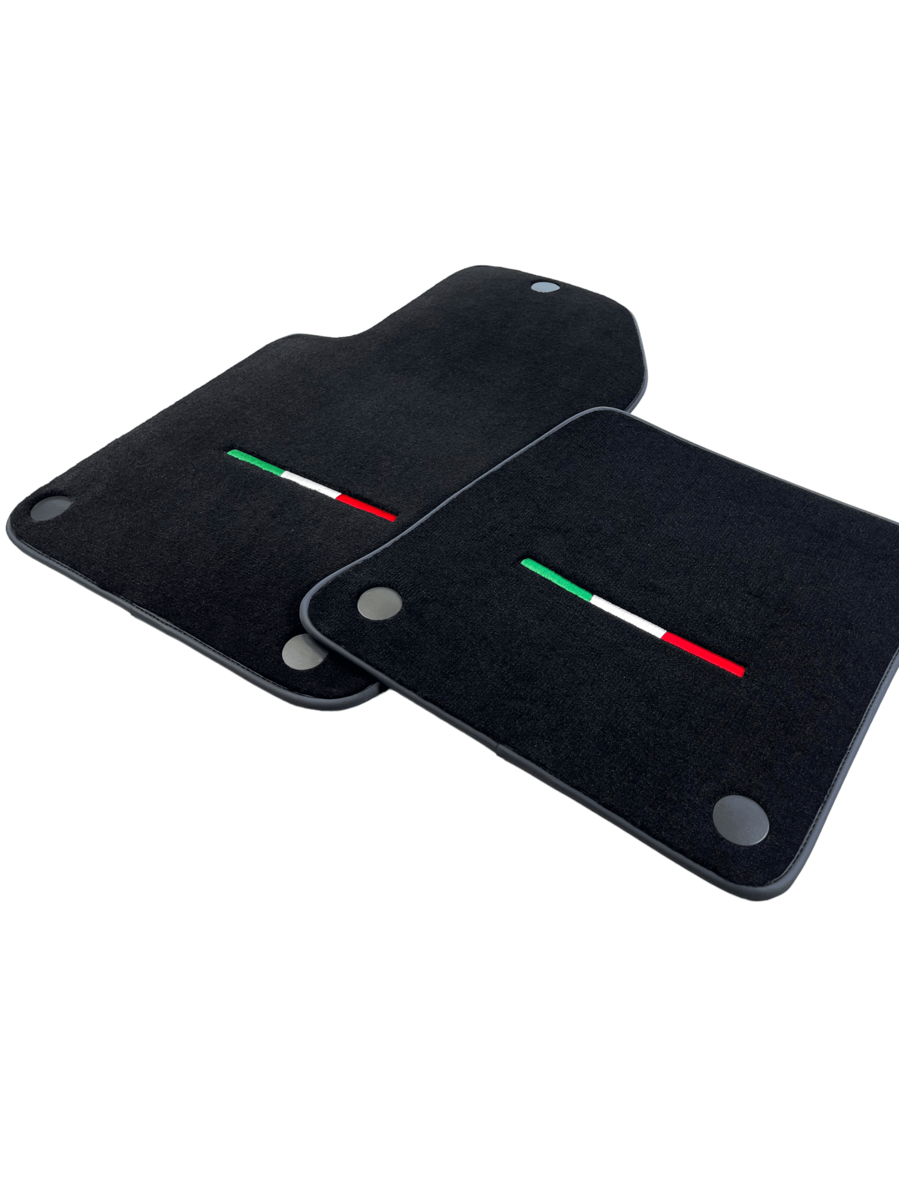 Black Floor Mats For Ferrari 599 Coupe 2006-2012 Italian Edition - Scuderia