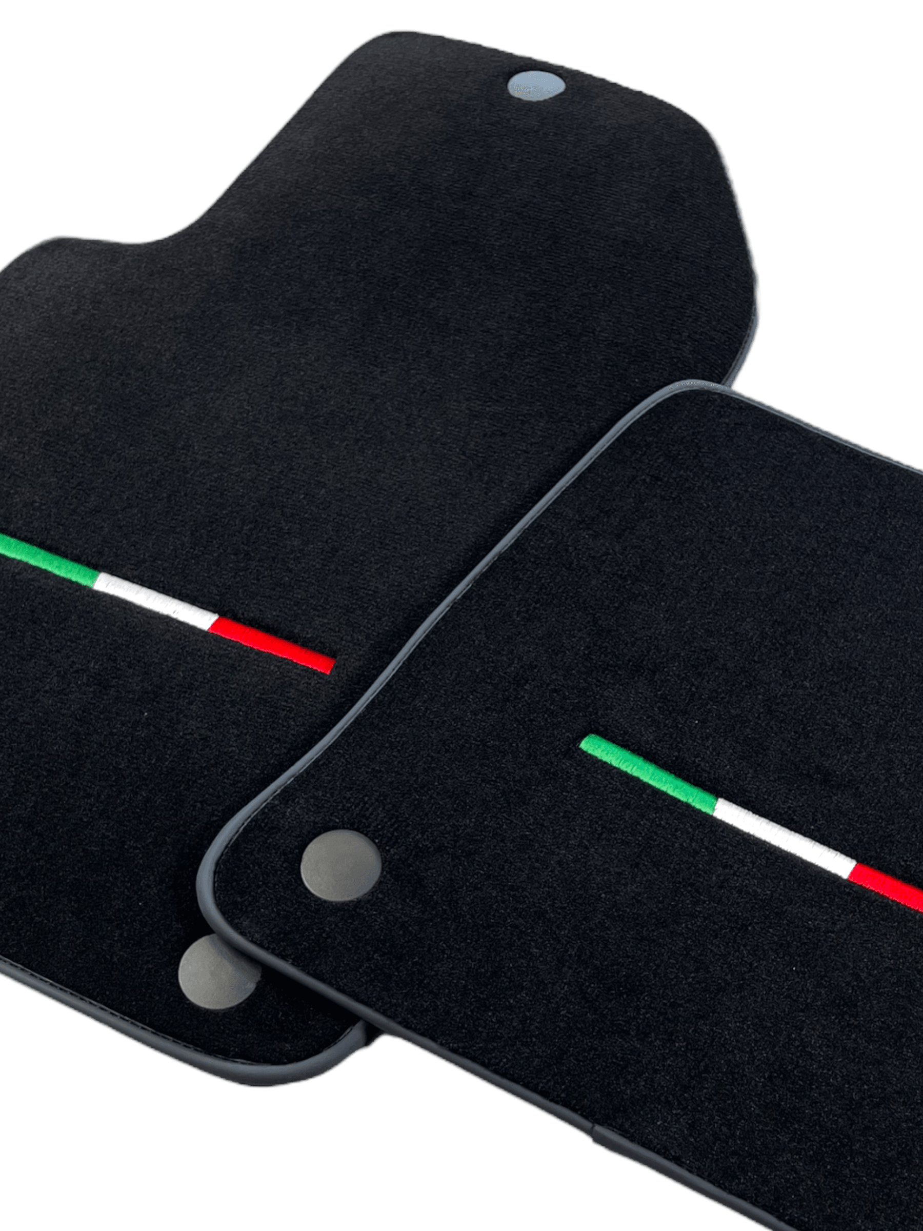 Black Floor Mats For Ferrari 599 Coupe 2006-2012 Italian Edition - Scuderia