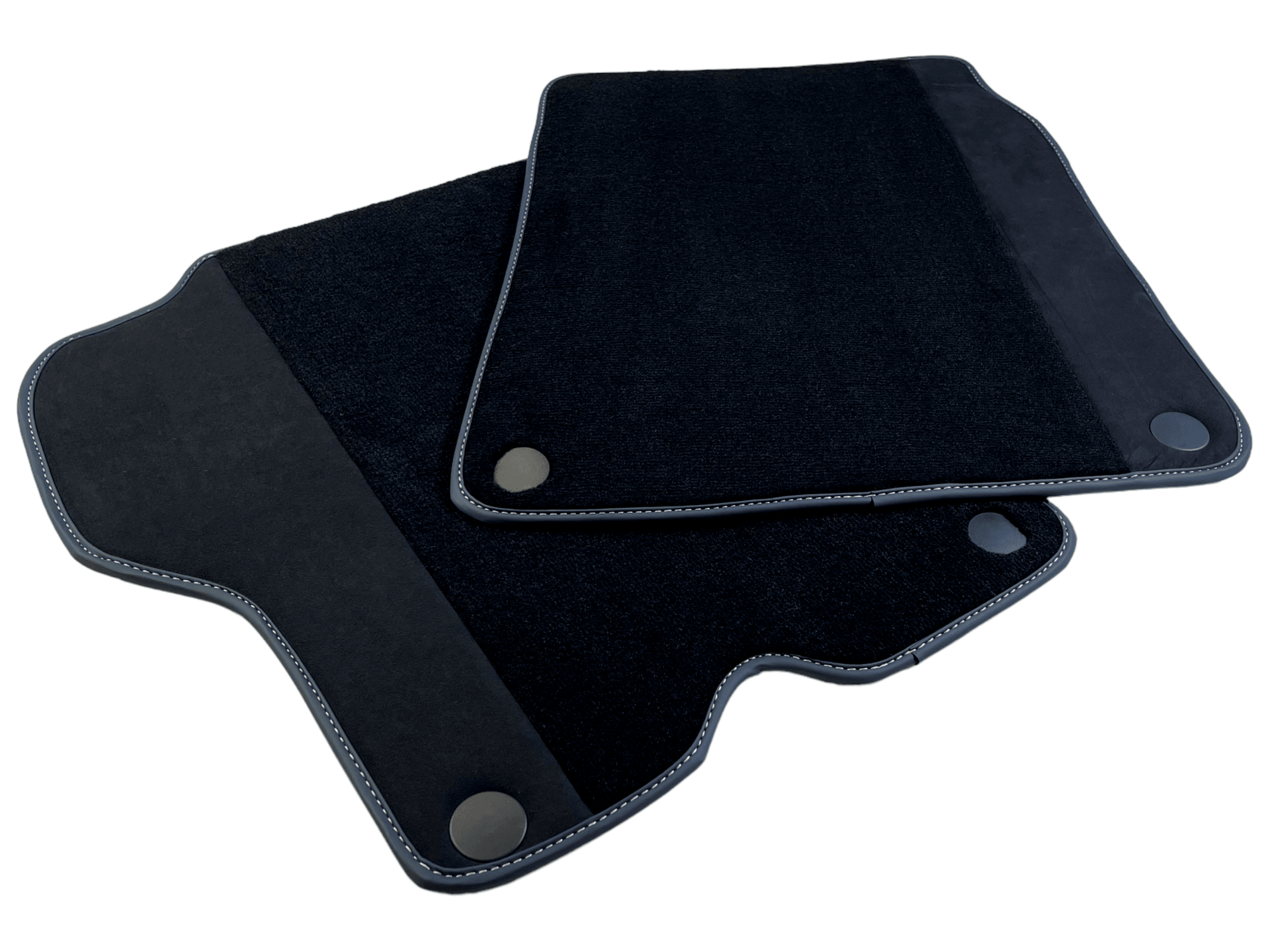 Black Car Mats For Ferrari California 2008-2014 With Alcantara