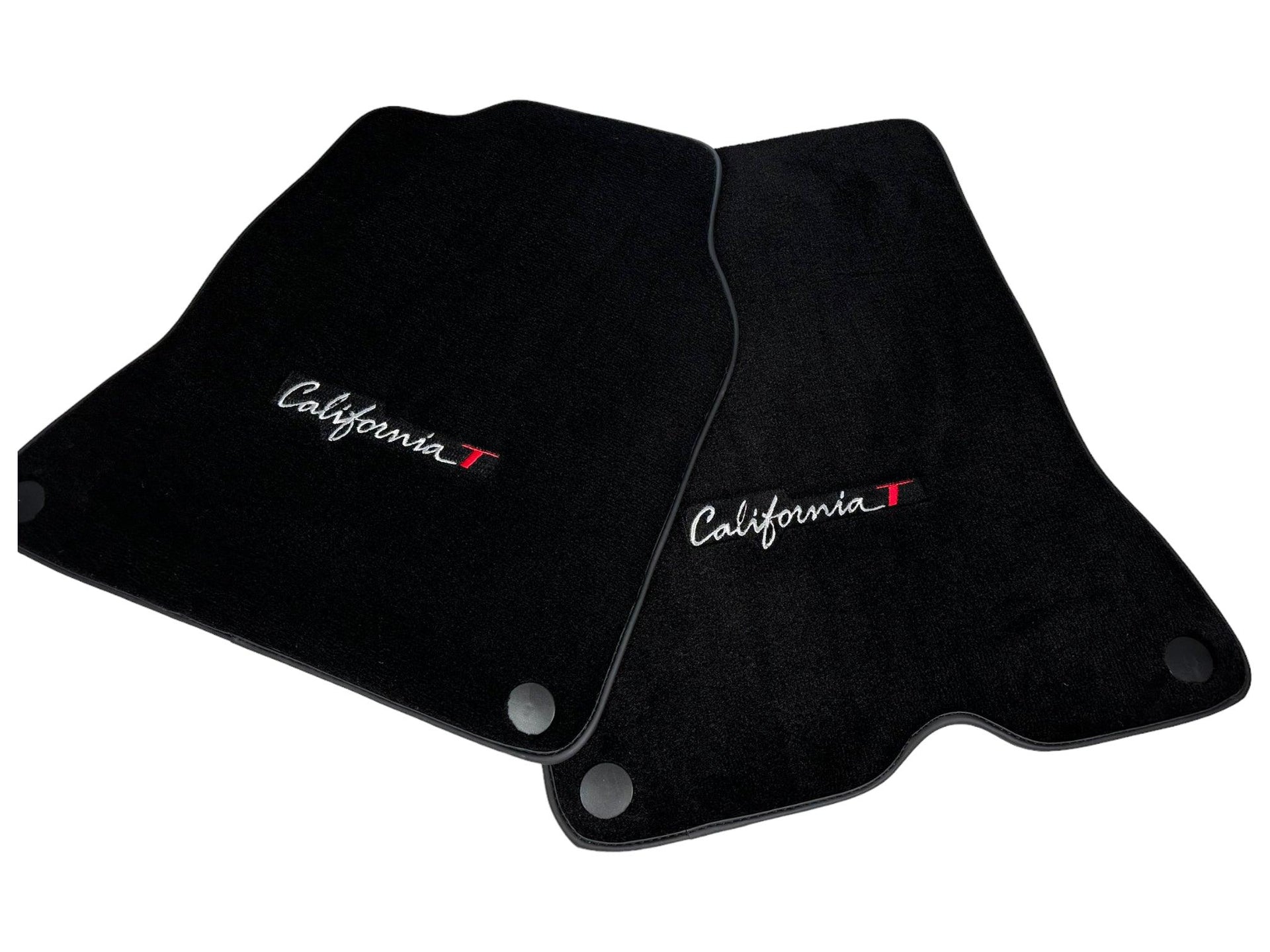 Black Floor Mats For Ferrari California T 2015–2018 - Scuderia