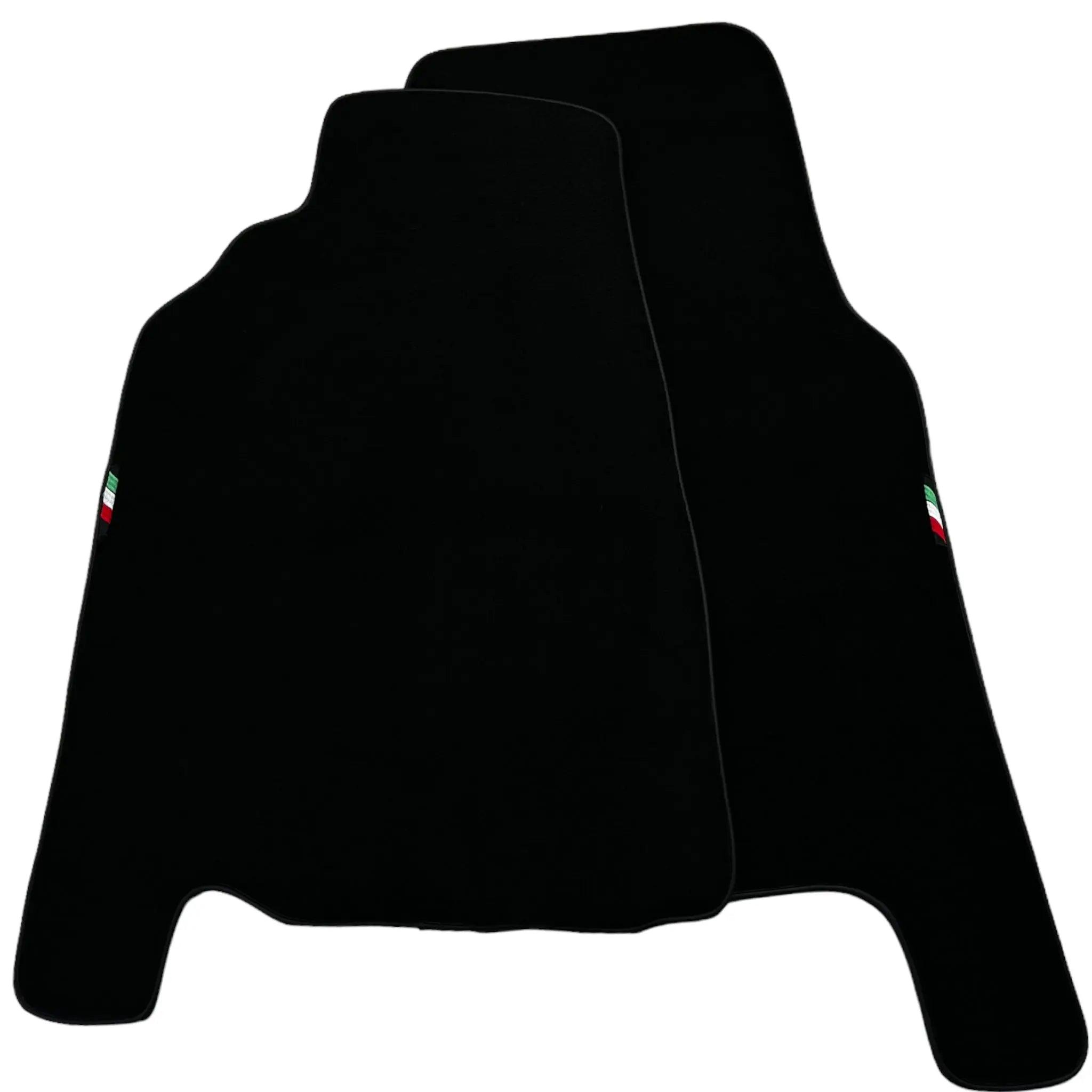 Black Floor Mats Set with Trunk Mat For Ferrari 456 (1992-2003) Italian Edition