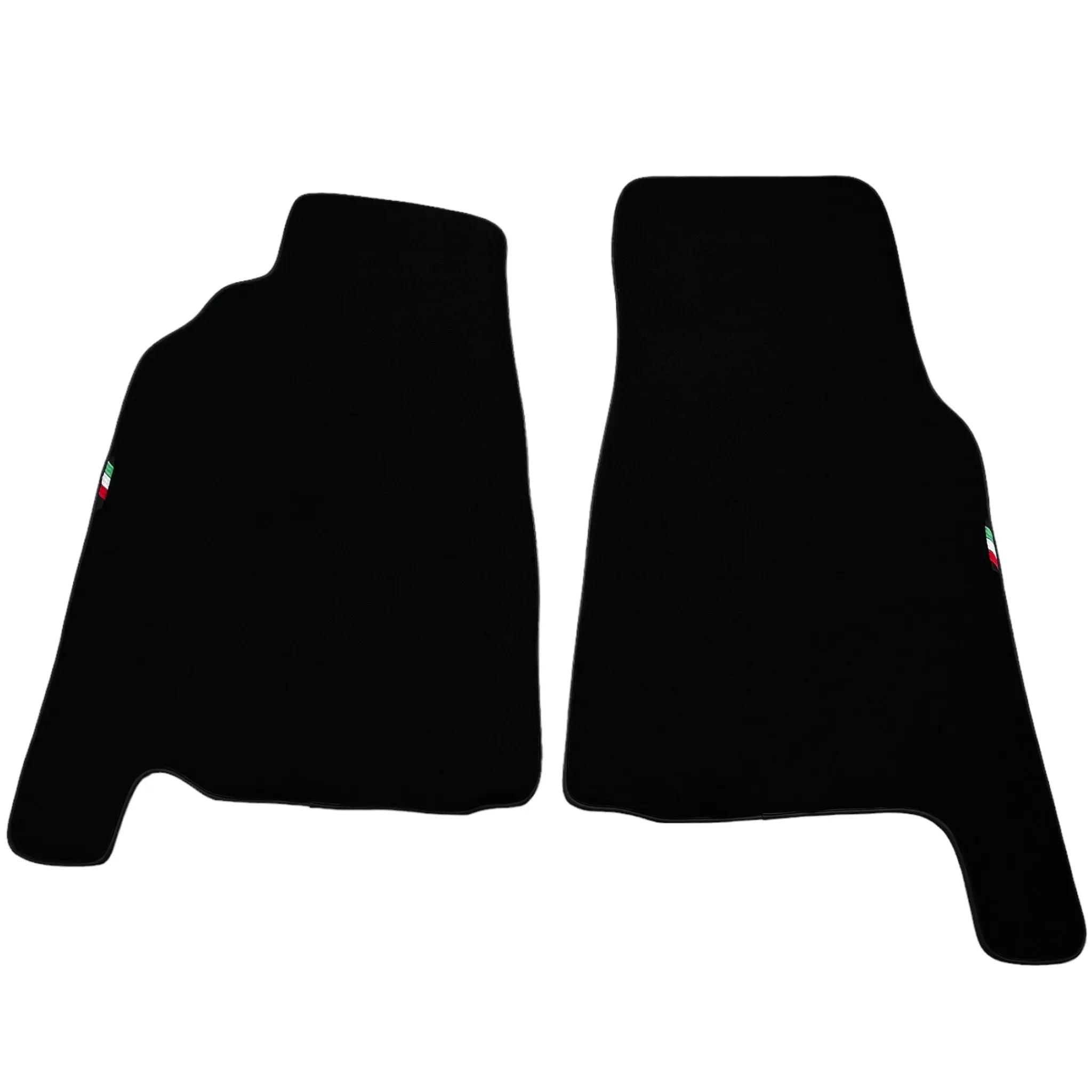 Black Floor Mats Set with Trunk Mat For Ferrari 456 (1992-2003) Italian Edition