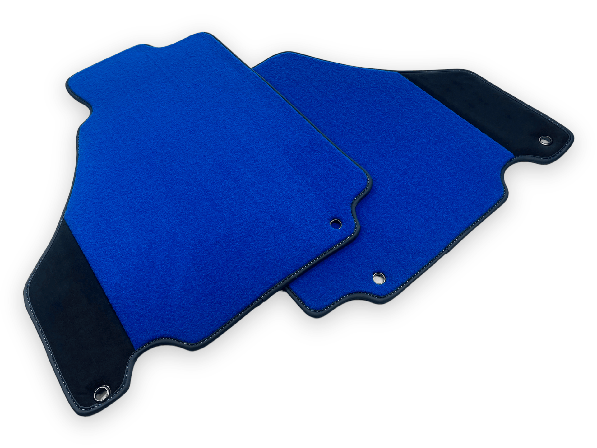 Blue Car Mats For Ferrari 360 Modena 1999-2005 With Alcantara Leather