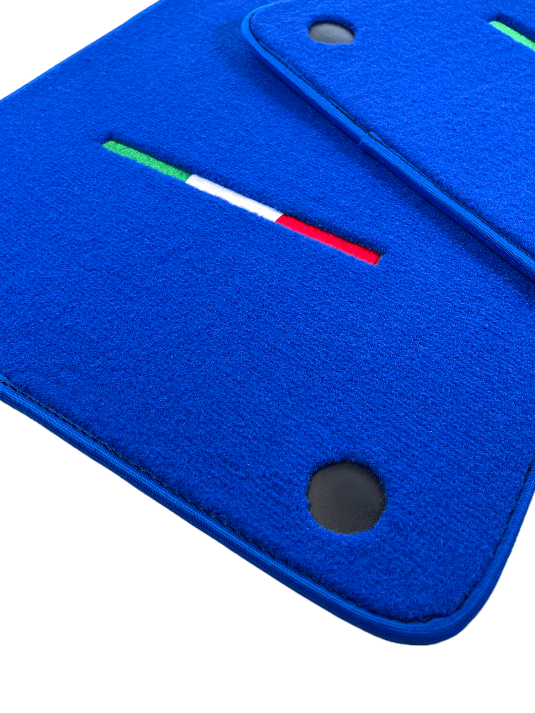 Blue Floor Mats For Ferrari 599 Coupe 2006-2012 Italian Edition - Scuderia