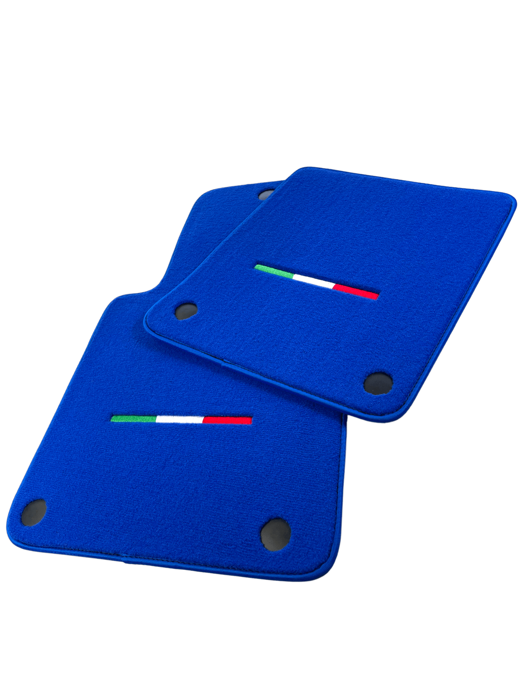 Blue Floor Mats For Ferrari 599 Coupe 2006-2012 Italian Edition - Scuderia