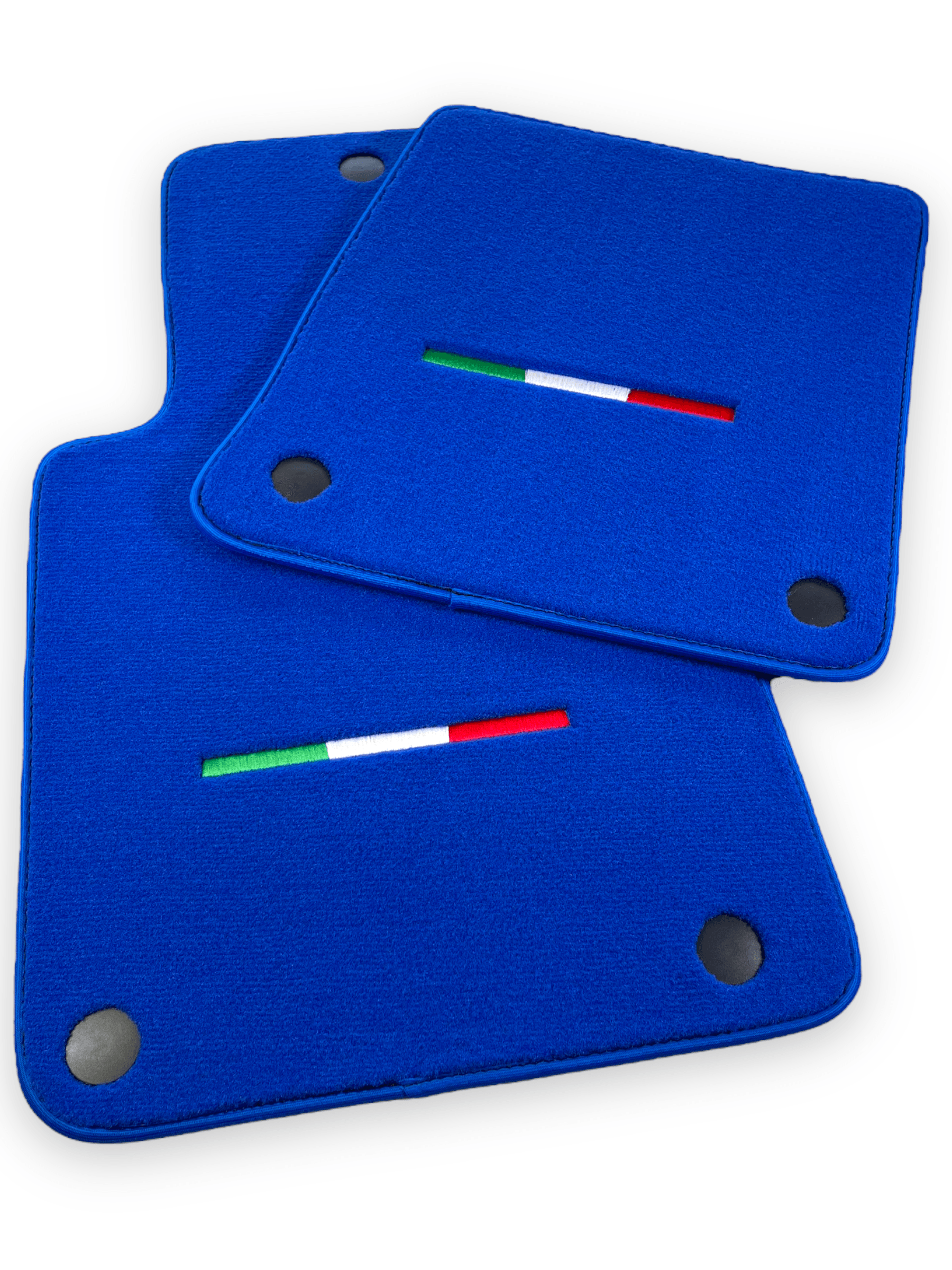 Blue Floor Mats For Ferrari 599 Coupe 2006-2012 Italian Edition - Scuderia