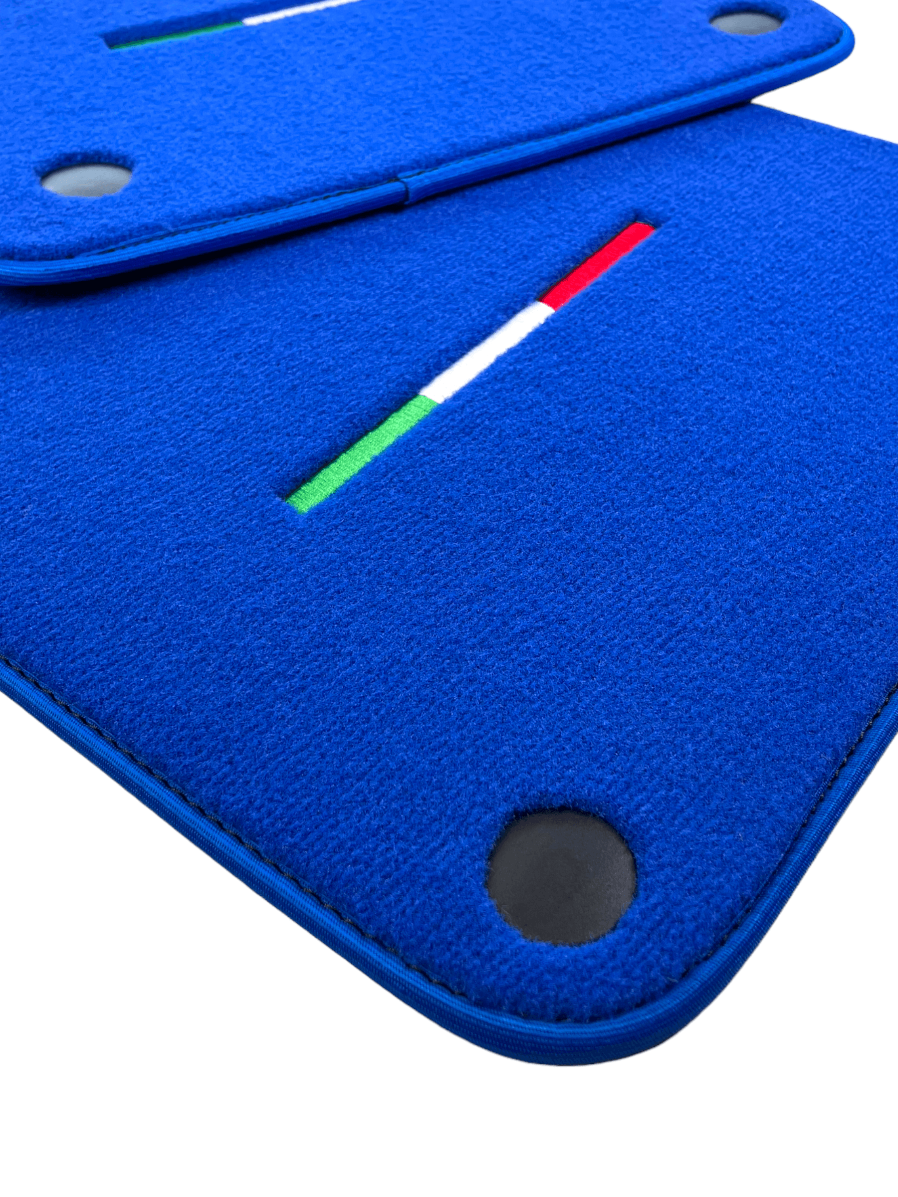 Blue Floor Mats For Ferrari 599 Coupe 2006-2012 Italian Edition - Scuderia