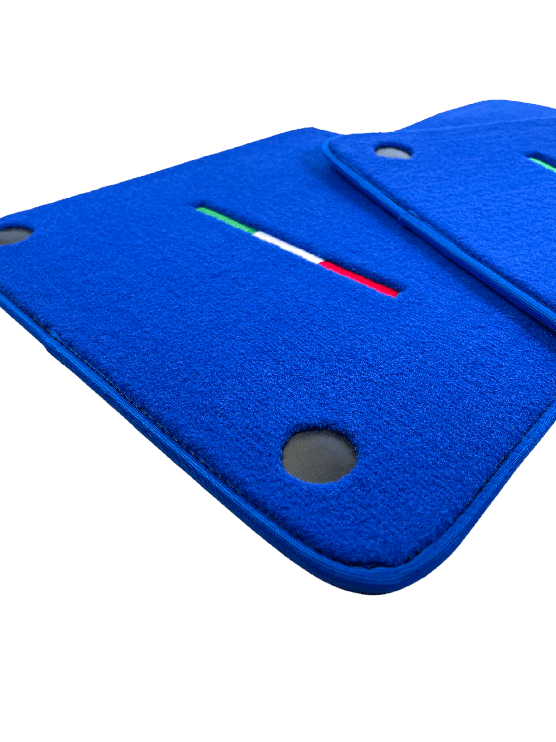 Blue Floor Mats For Ferrari 599 Coupe 2006-2012 Italian Edition - Scuderia