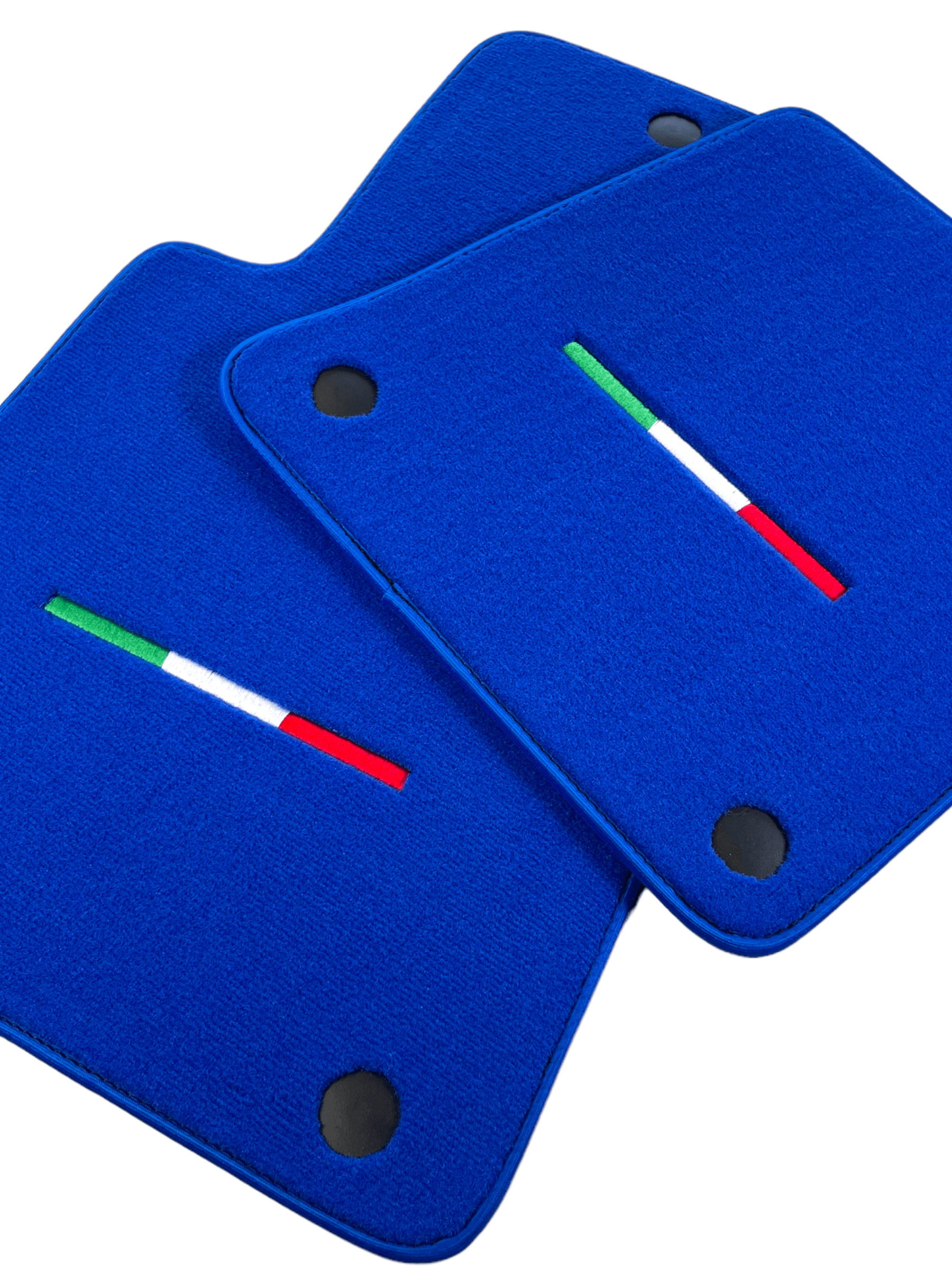 Blue Floor Mats For Ferrari 599 Coupe 2006-2012 Italian Edition - Scuderia