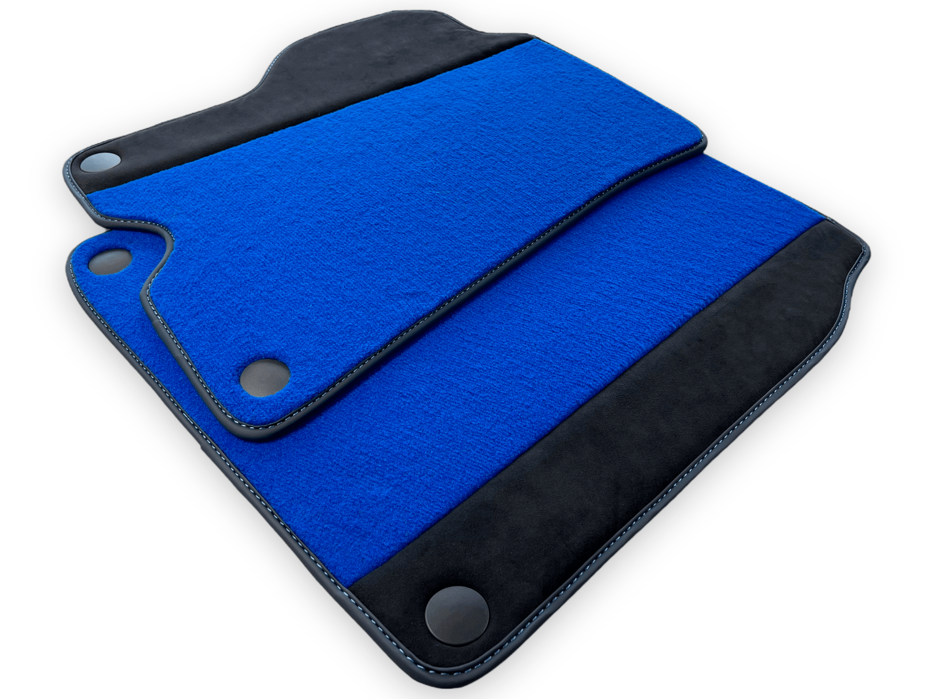 Blue Car Mats For Ferrari California 2008-2014 With Alcantara