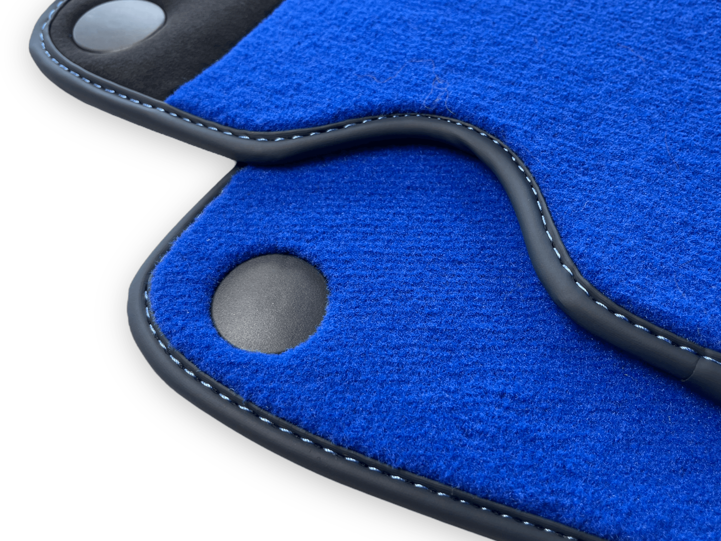 Blue Floor Mats For Ferrari California 2008-2014 With Alcantara - Scuderia