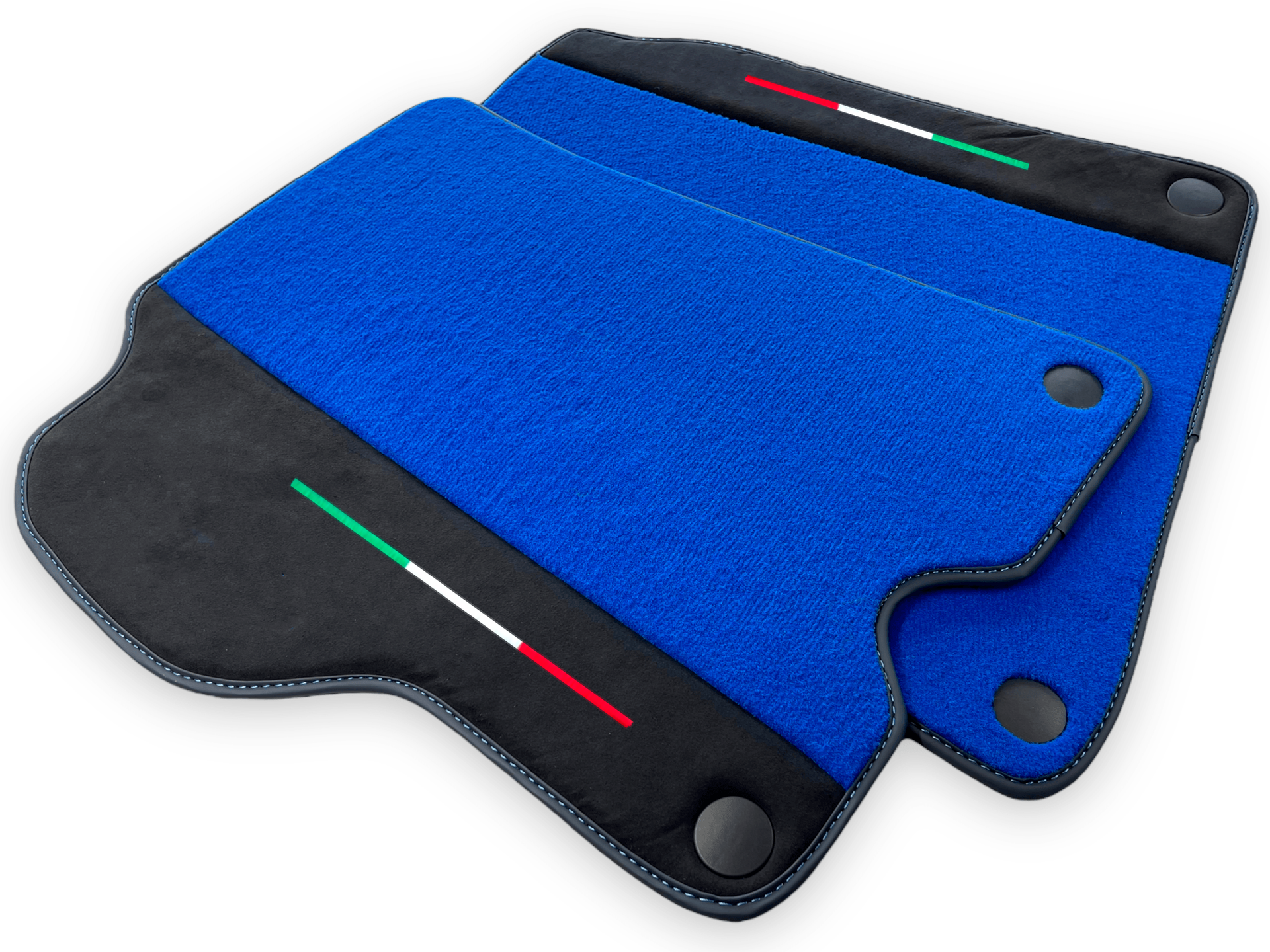 Blue Car Mats For Ferrari California 2008-2014 With Alcantara